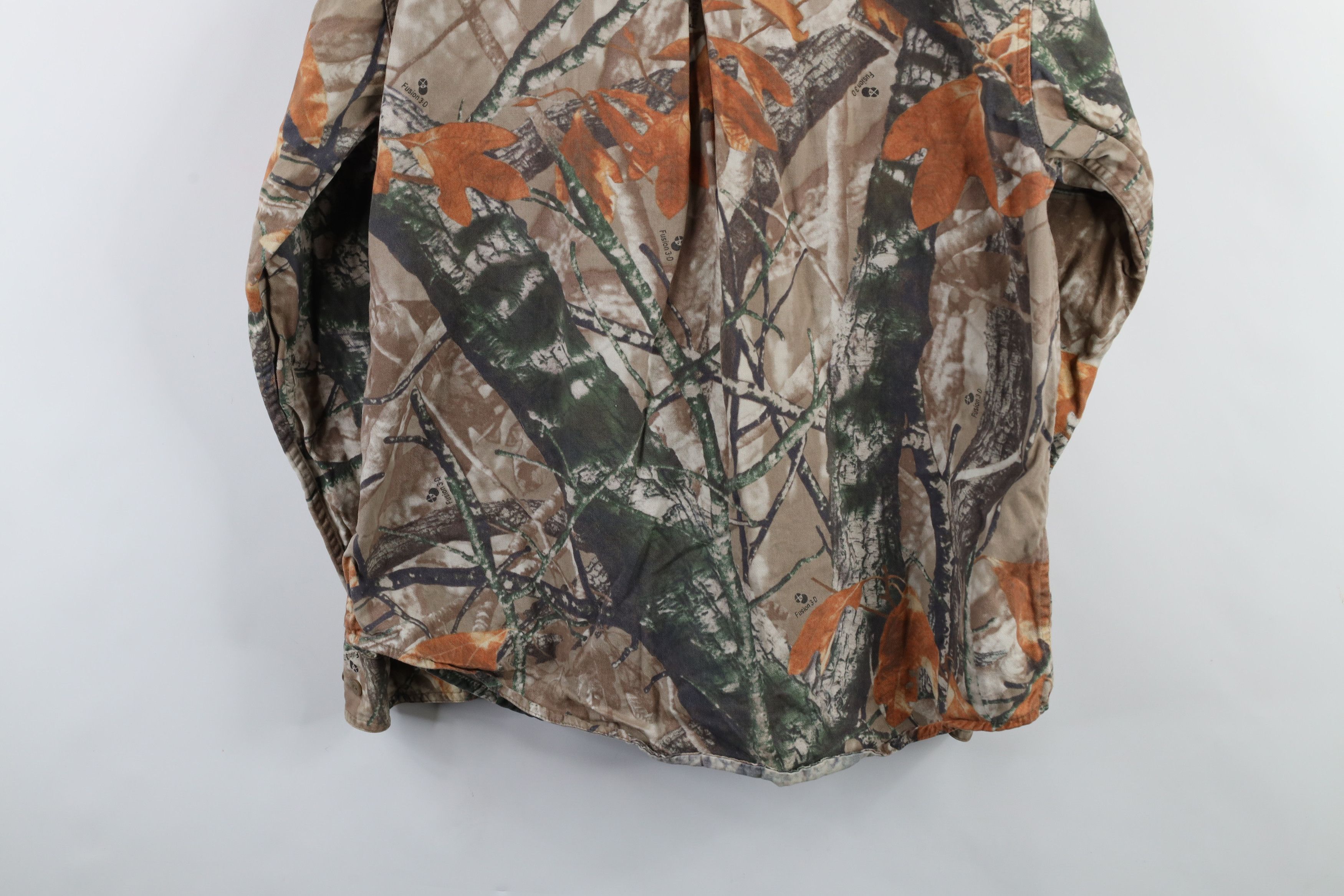 Vintage Vintage 90s Streetwear Camouflage Collared Button Down Shirt Size US L / EU 52-54 / 3 - 12 Thumbnail