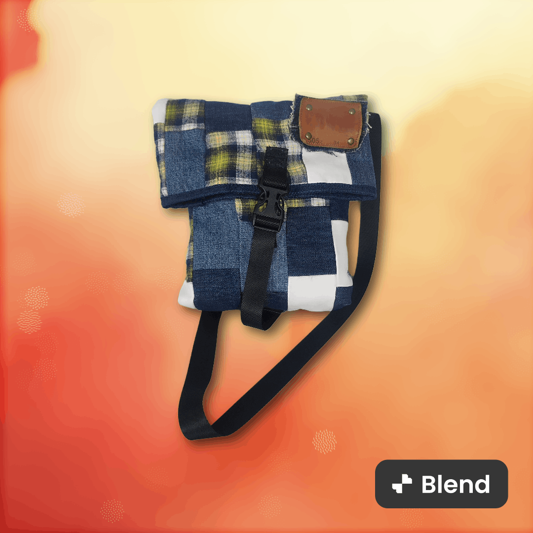 Edwin × Handmade Handmade patchwork denim bag remake old jeans Size ONE SIZE - 15 Thumbnail
