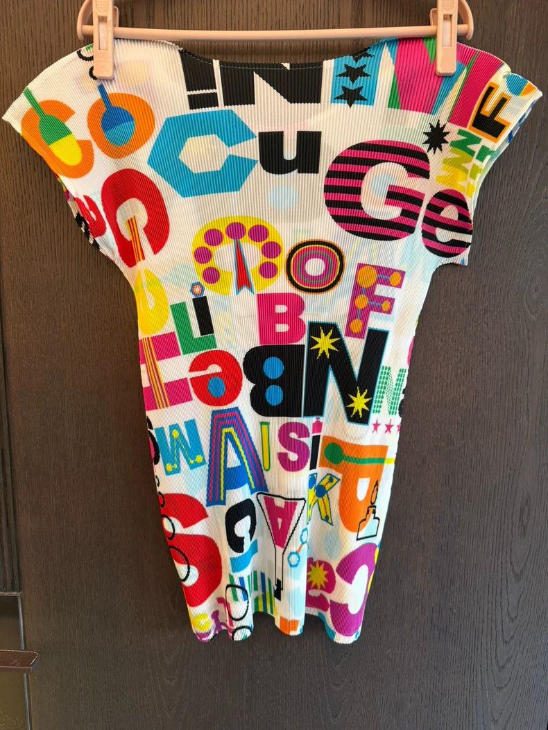 Issey Miyake Issey Miyake size:3 Cartoon pattern short-sleeved top Size XS / US 0-2 / IT 36-38 - 2 Thumbnail
