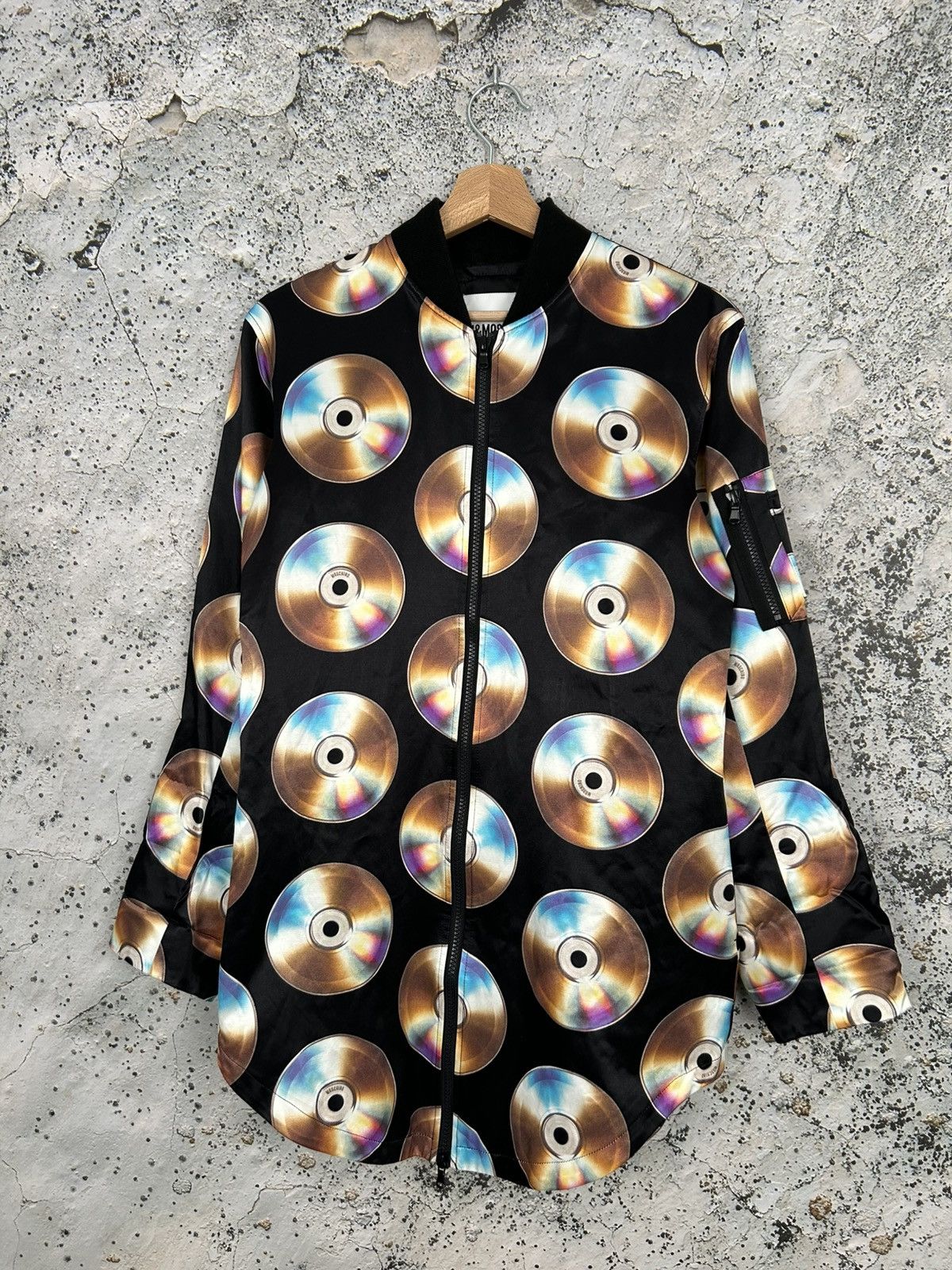 H&M × Moschino H&M x Moschino CDs Vinyls Jacket Avant Garde Designer Size S / US 4 / IT 40 - 1 Thumbnail
