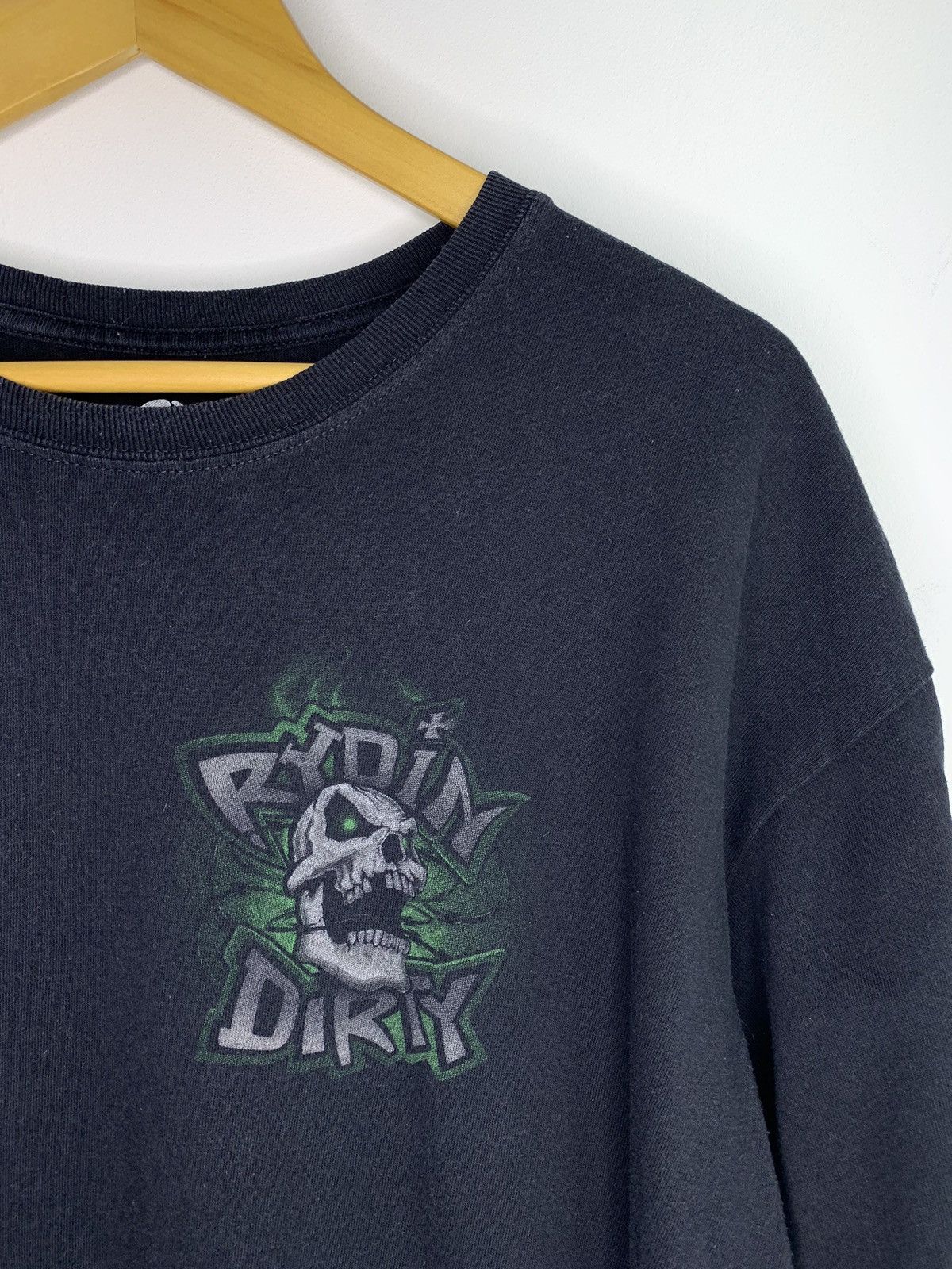 Liquid Blue × Vintage Liquid Blue 2006 Rydin Dirty T Shirt Size US XL / EU 56 / 4 - 3 Thumbnail