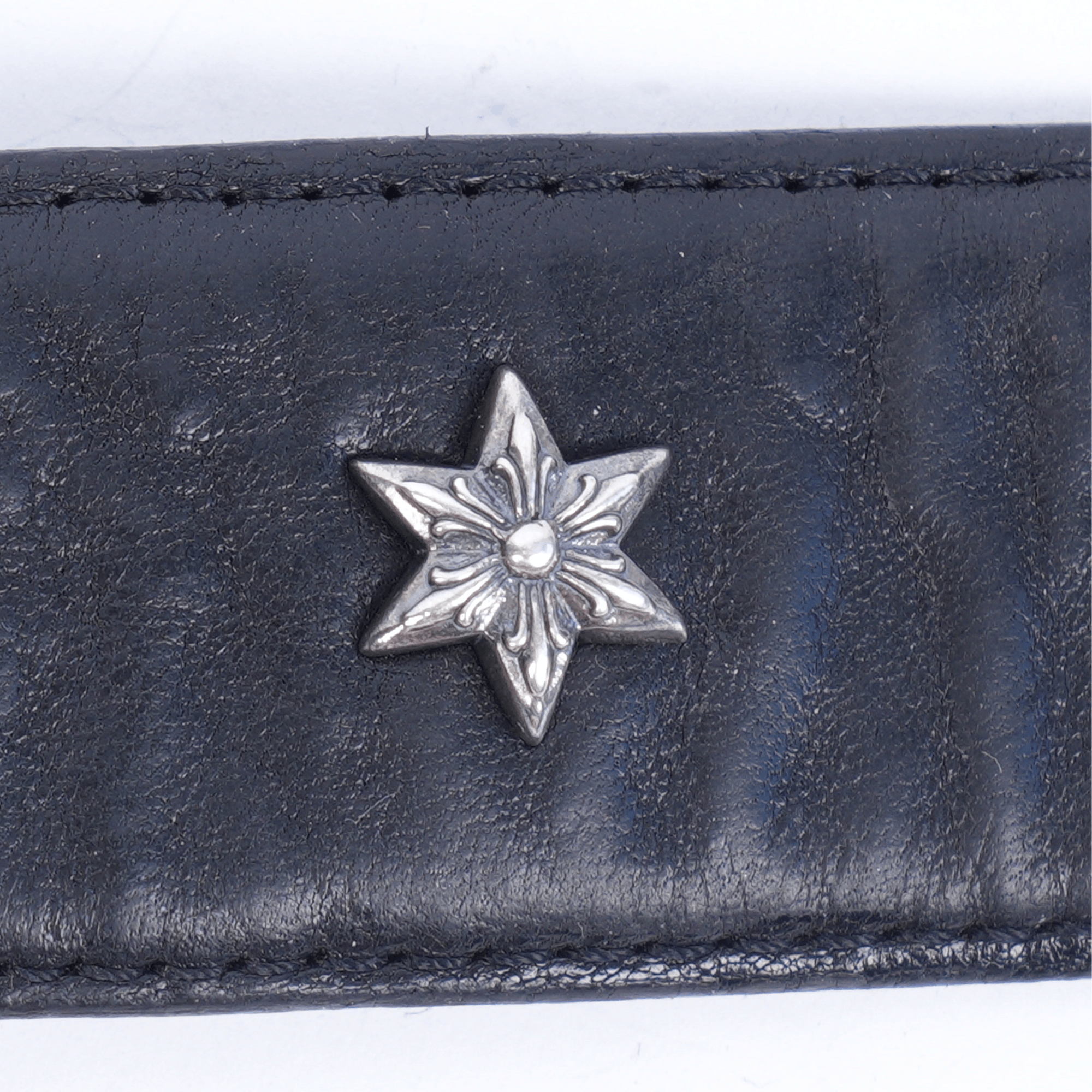 Chrome Hearts CHROME HEARTS STAR STUDDED BELT STRAP Size 32 - 3 Thumbnail