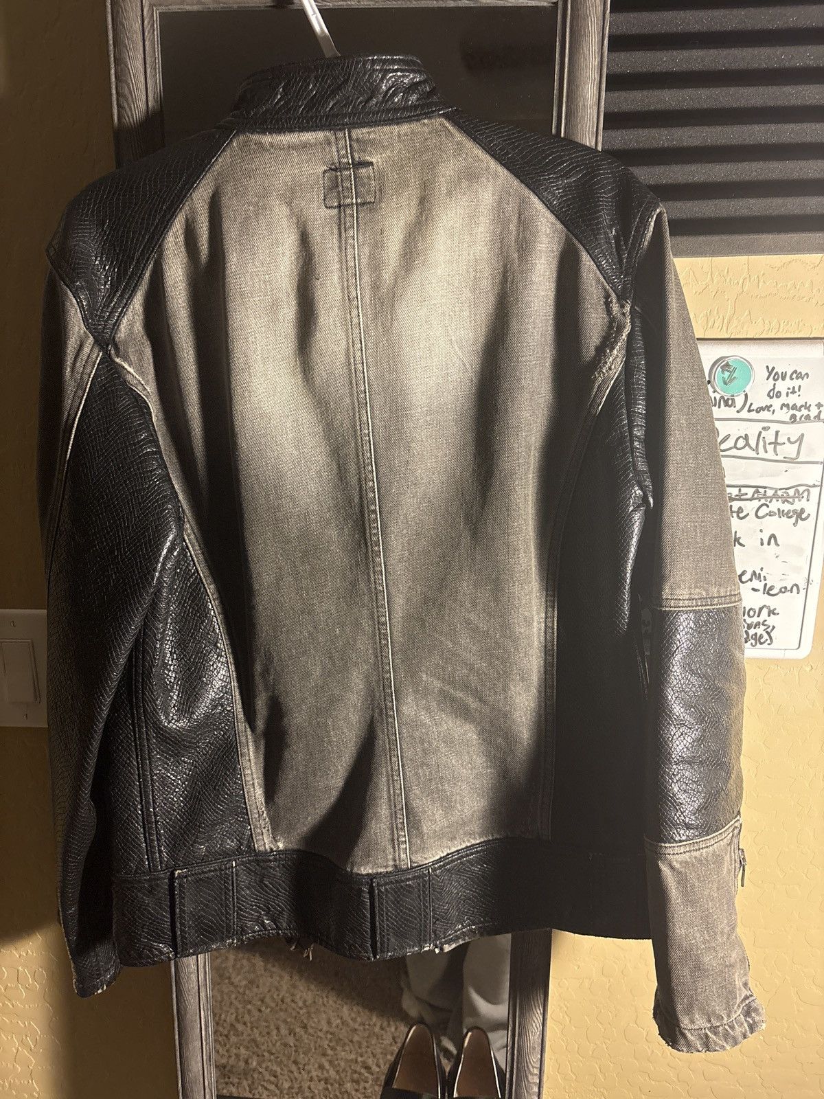 Versace Vintage versace moto jacket Size US L / EU 52-54 / 3 - 2 Thumbnail