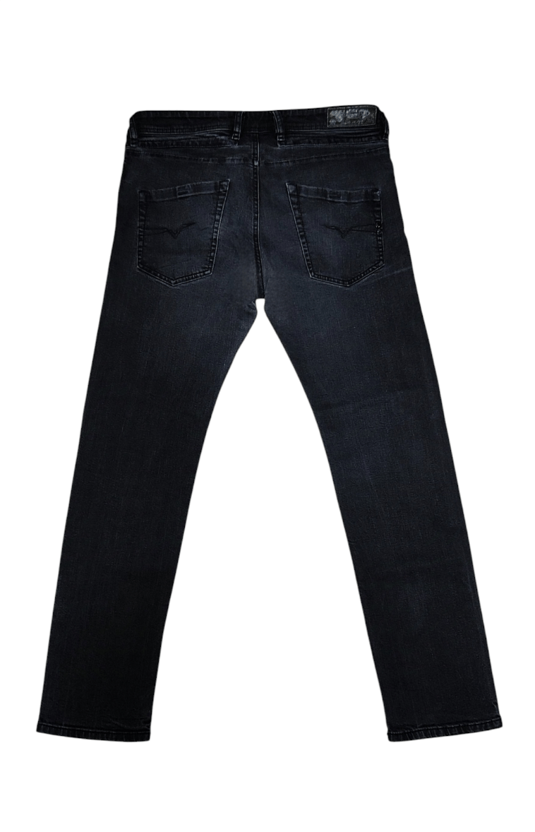 Diesel DIESEL BELTHER Button Down Reg Slim Tapered Black Stretch Size US 33 - 3 Thumbnail