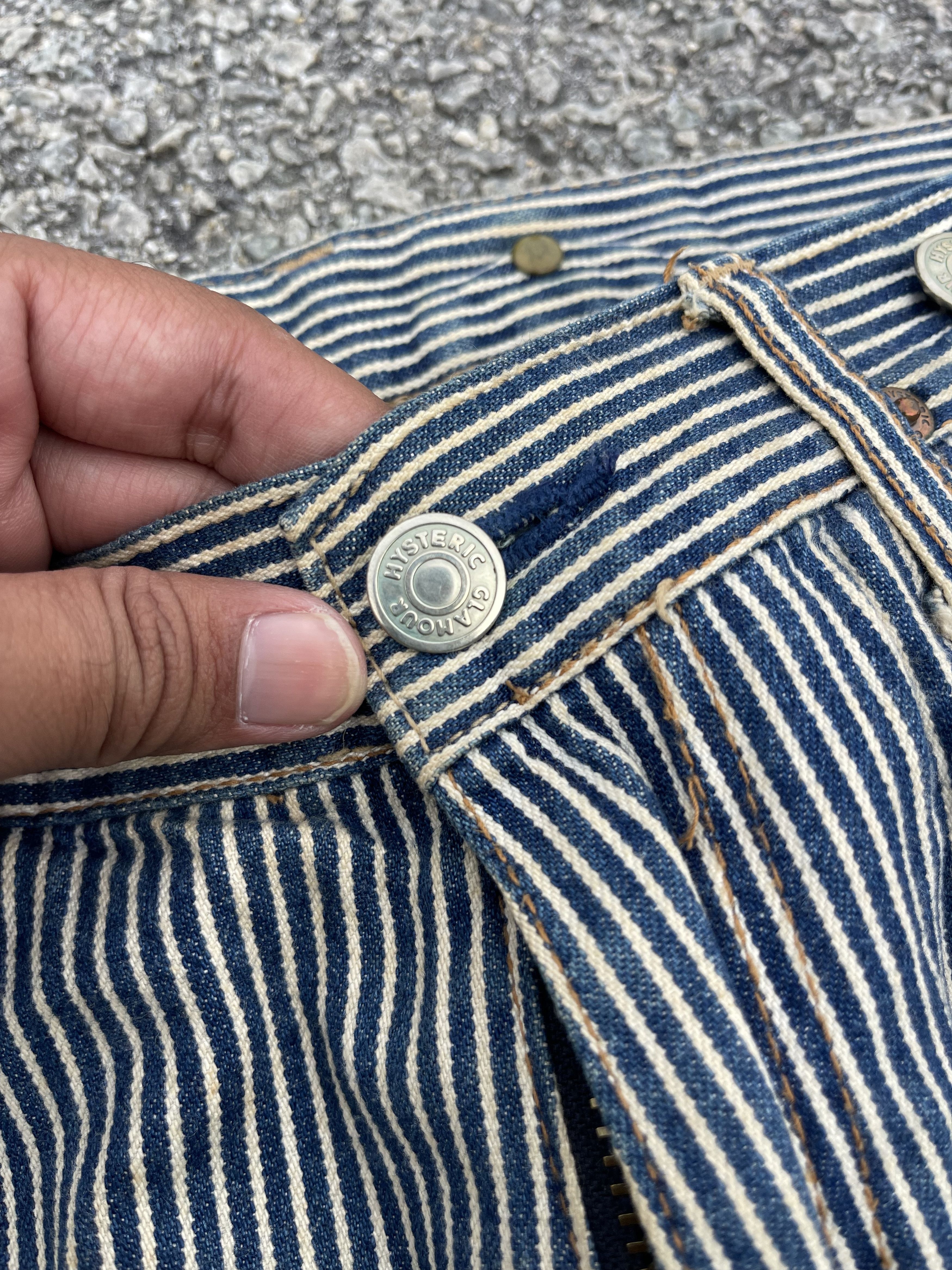 Hysteric Glamour × Vintage Vtg Hysteric Glamour Hickory Workwear Trouser Size US 33 - 6 Thumbnail