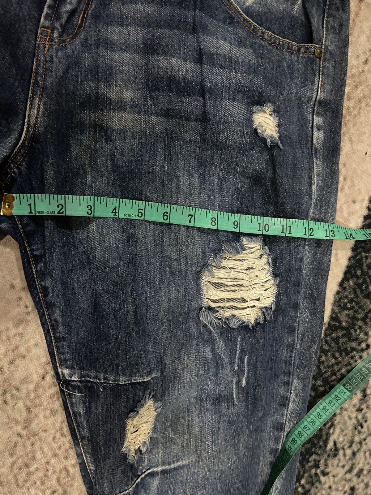 Japanese Brand Monchel jeans distressed Size US 40 / EU 56 - 11 Thumbnail