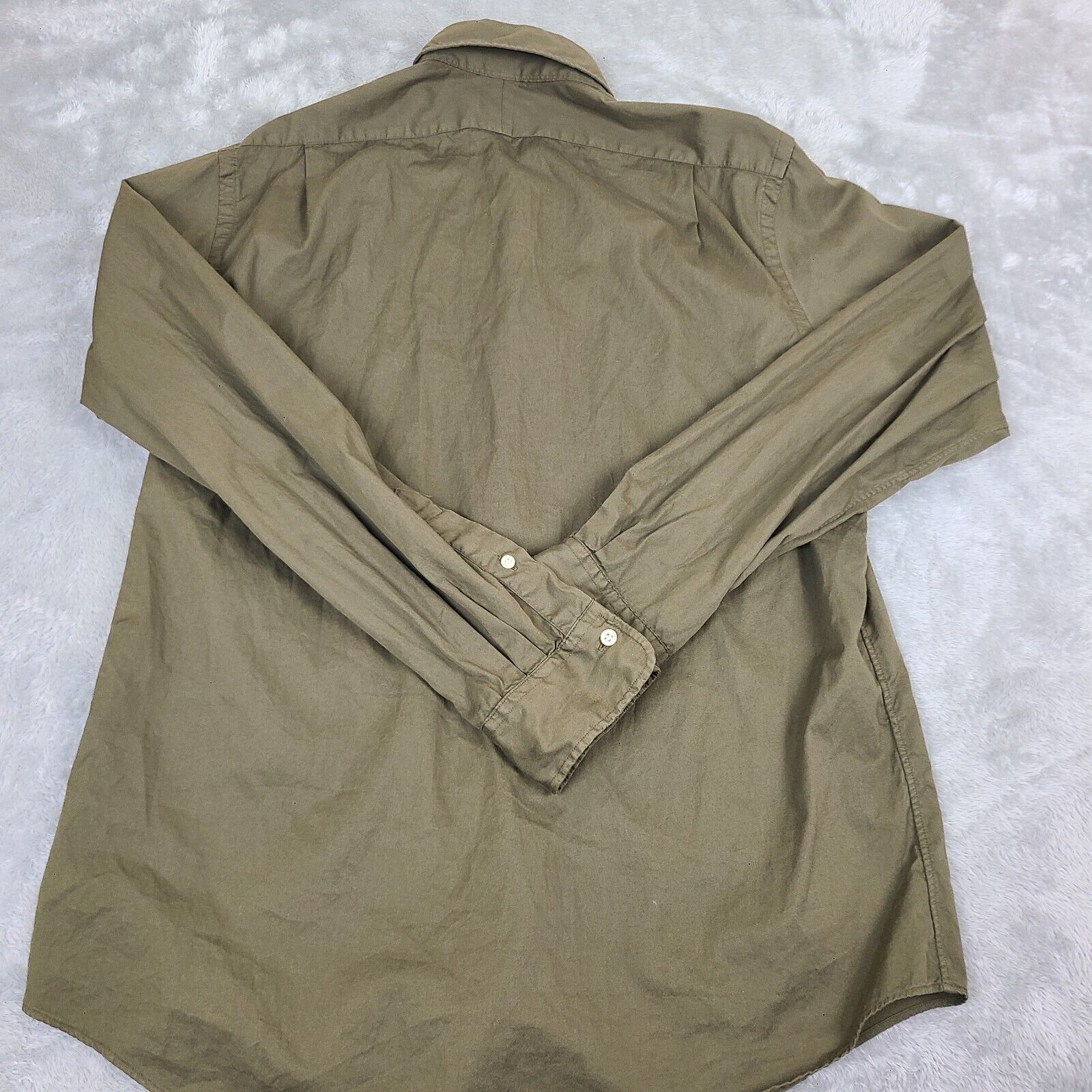 Polo Ralph Lauren Polo Ralph Lauren Shirt Mens Large Green Orange Pony Button Size US L / EU 52-54 / 3 - 7 Thumbnail