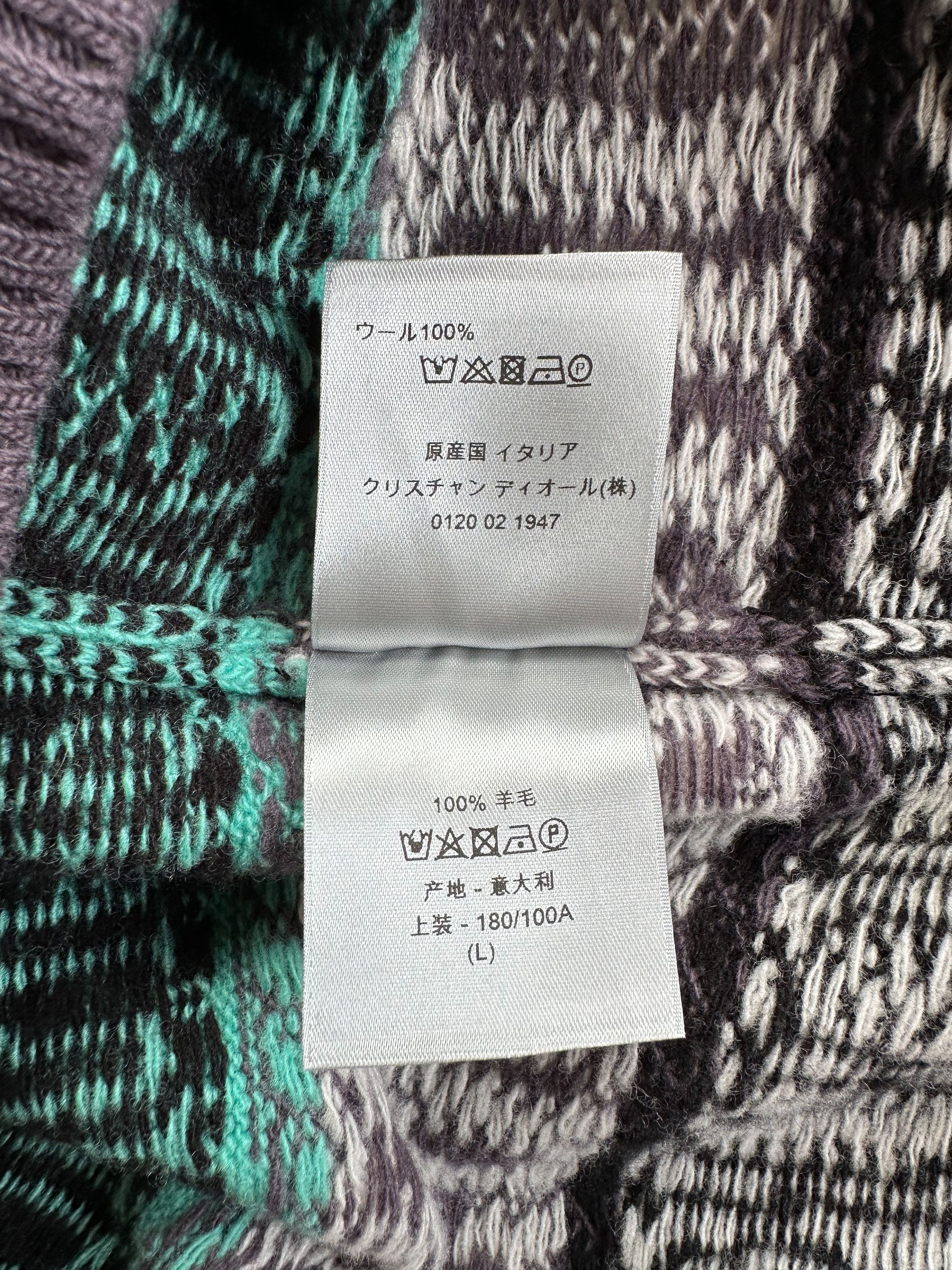 Dior Dior Stussy Multicolor Knit Sweater Size US L / EU 52-54 / 3 - 6 Thumbnail
