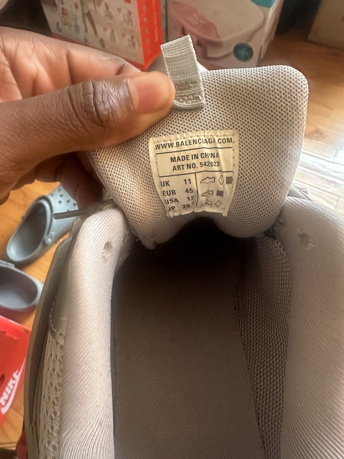 Balenciaga Balenciaga Medium Gray Sneaker Size US 12 / EU 45 - 6 Thumbnail