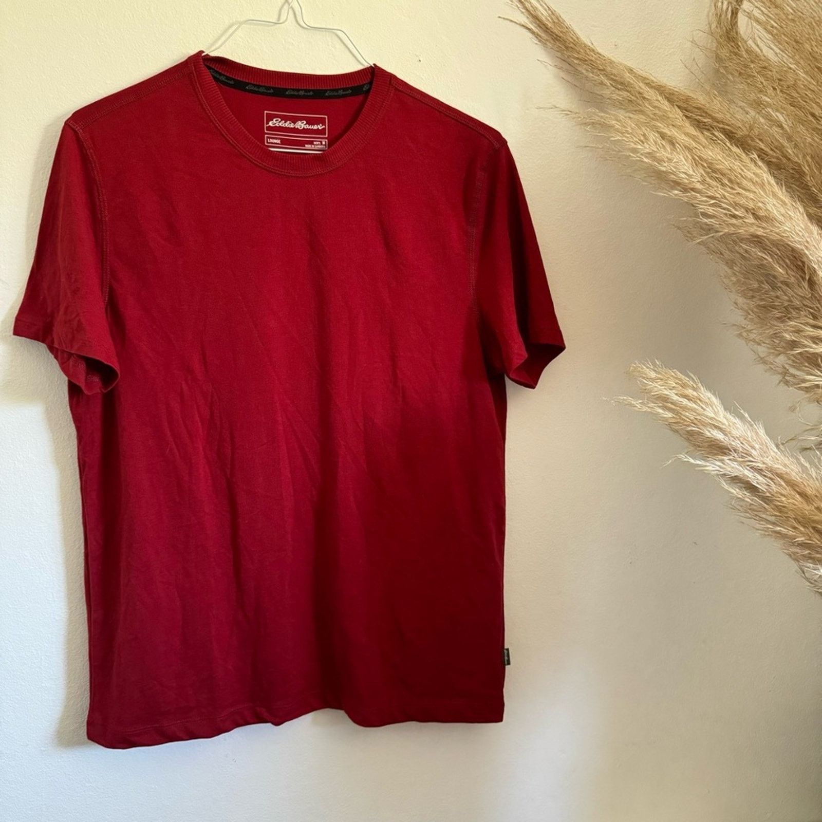 Eddie Bauer EDDIE BAUER Dark Red Slim Short Sleeve Crew Tee Shirt Top Size US M / EU 48-50 / 2 - 3 Thumbnail