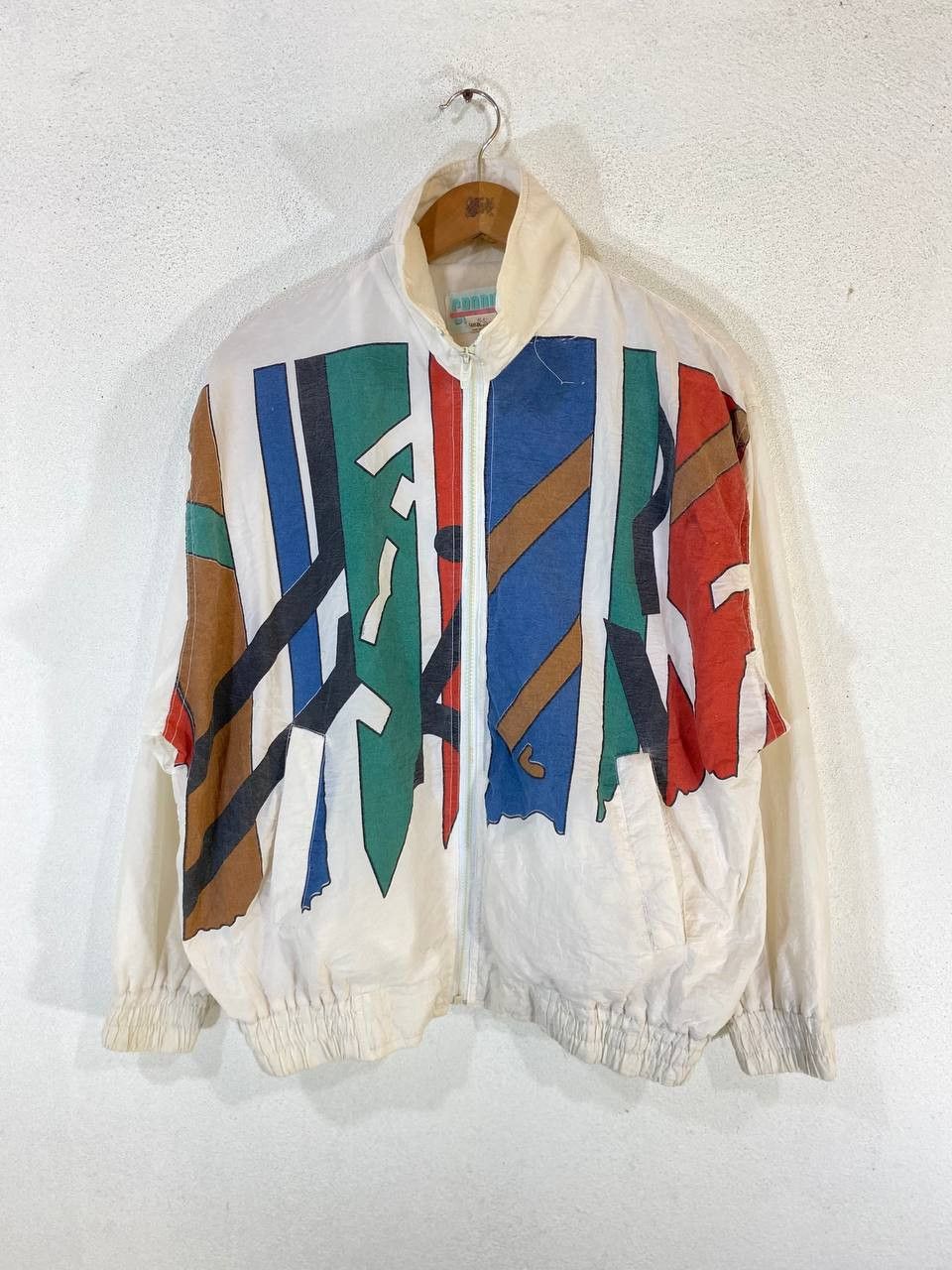 Vintage vintage art design light jacket nice design Size US L / EU 52-54 / 3 - 1 Thumbnail
