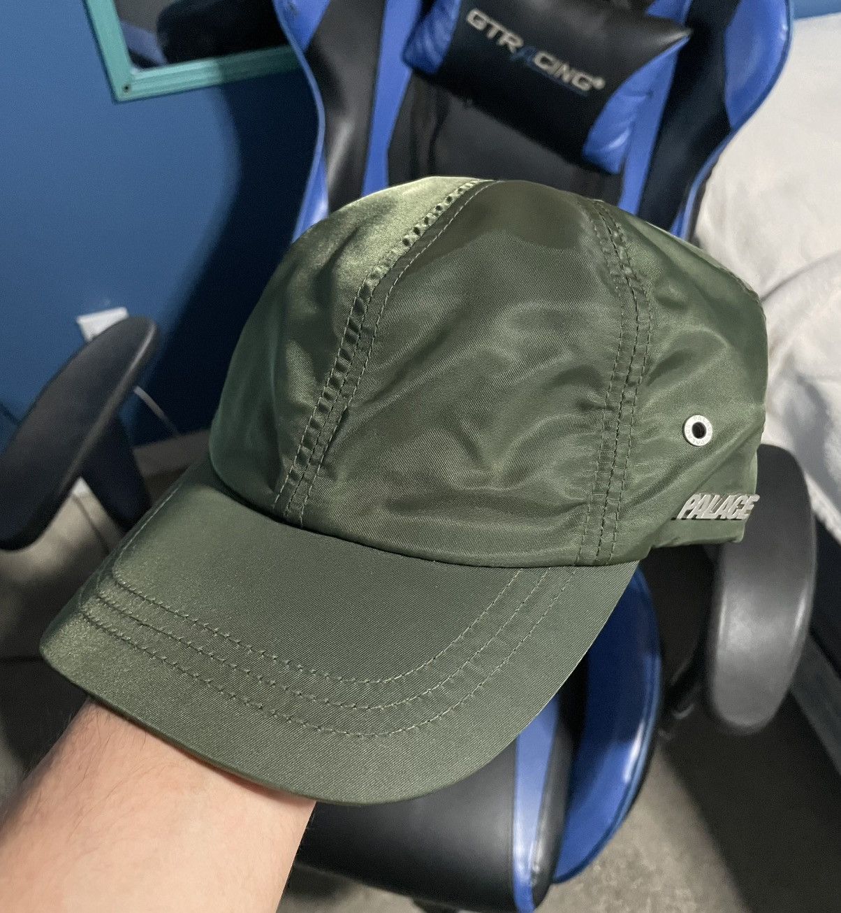 Palace Palace P 6-Panel Green One Size FW19 New DS Hat | Grailed