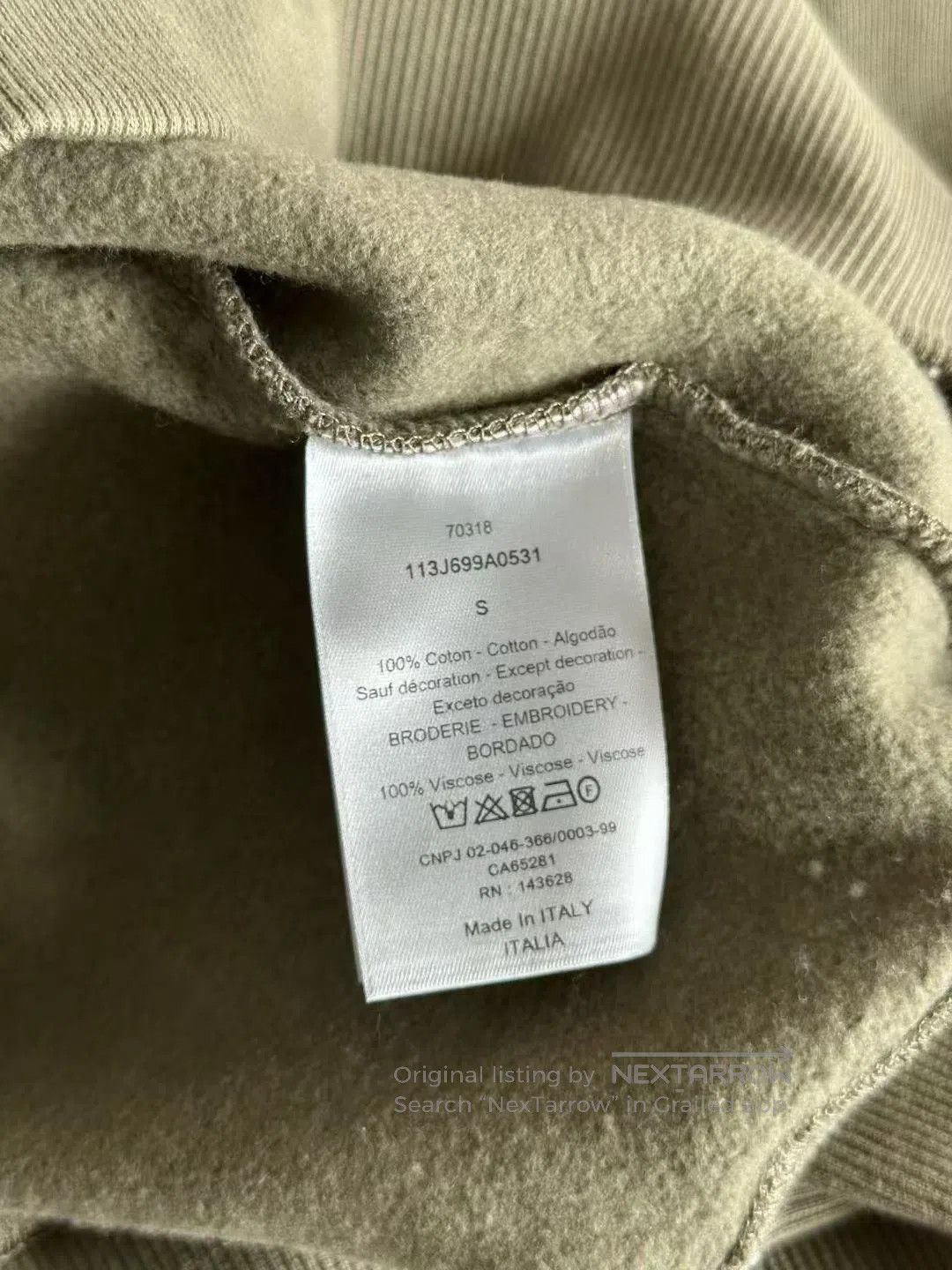 Dior Dior Embroidered Sweatshirt| Size US S / EU 44-46 / 1 - 4 Thumbnail