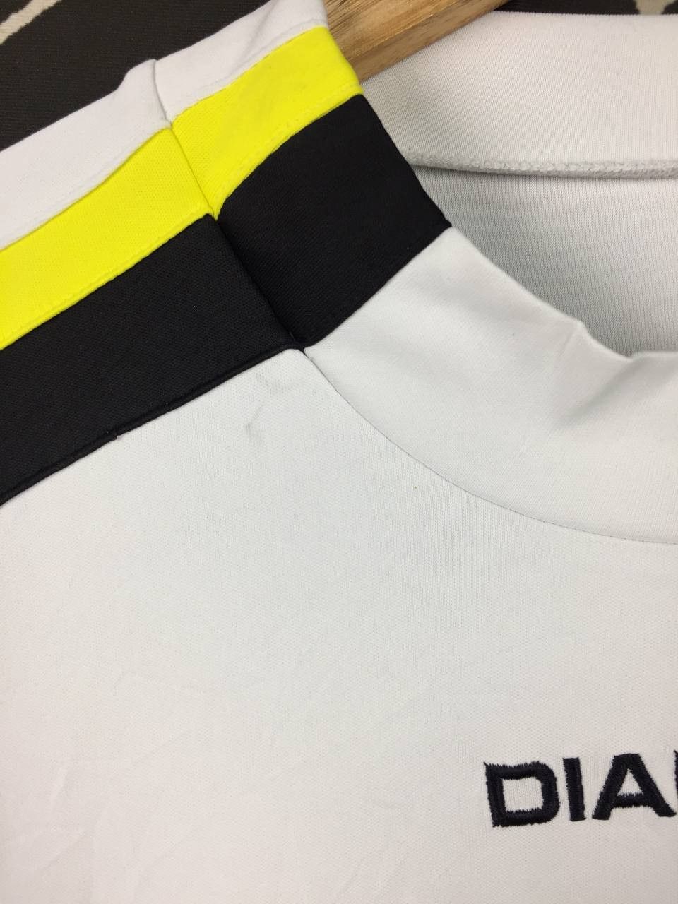 Diadora Vtg Diadora Retro Asymmetrical Color Block Athletic Jersey Size US XL / EU 56 / 4 - 4 Thumbnail