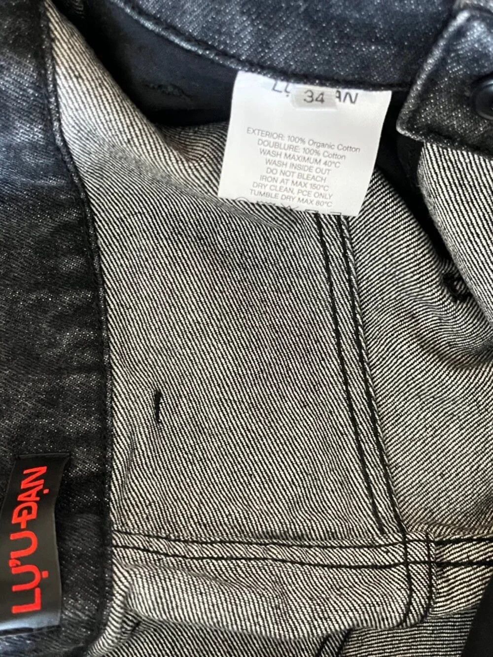 LUU DAN Luu Dan Denim Twist Shorts Size US 34 / EU 50 - 2 Thumbnail