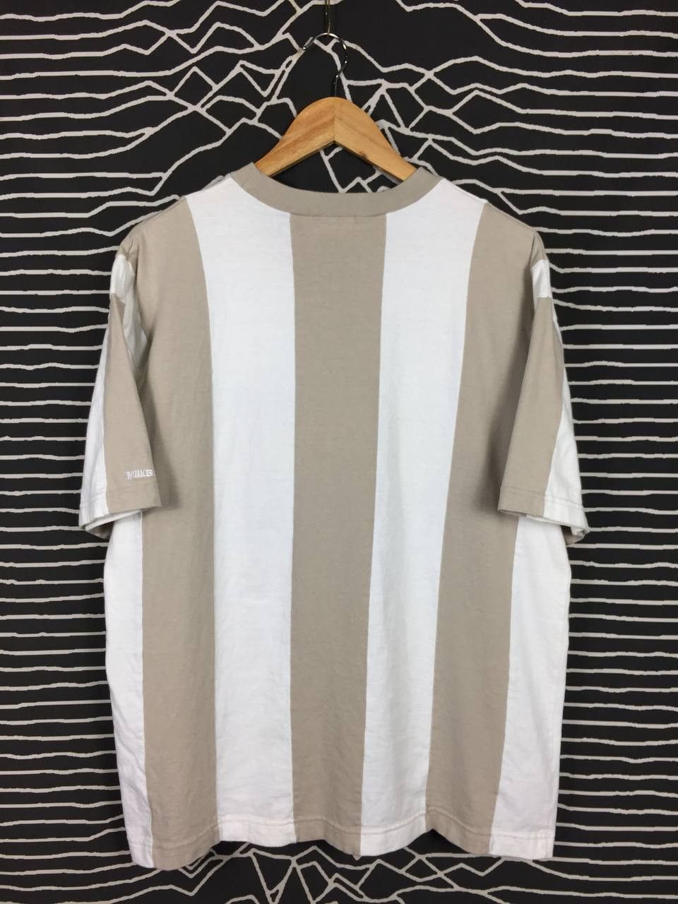 Japanese Brand × Vintage Vtg Milk Boy Japanese Brand Vertical Striped Tee Size US L / EU 52-54 / 3 - 6 Thumbnail