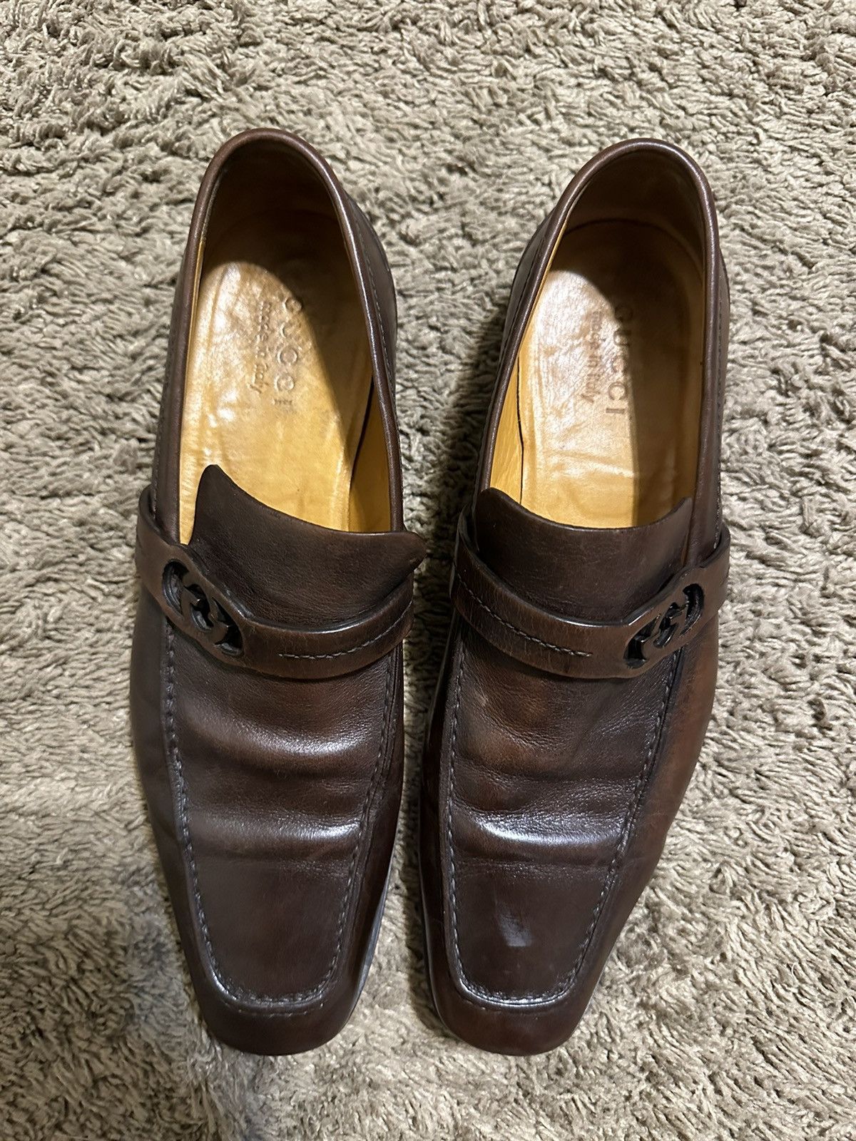 Gucci × Vintage Vintage Gucci “GG brown” loafers 00s size 8.5 Size US 8.5 / EU 41-42 - 8 Thumbnail