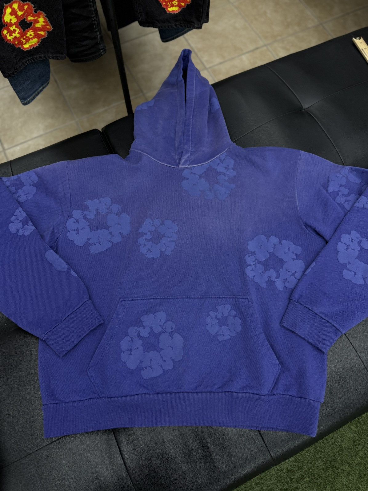 DENIM TEARS Denim Tears BLUE 2025 Cotton Wreath Hoodie XXL (NEW) Size US XXL / EU 58 / 5 - 1 Thumbnail