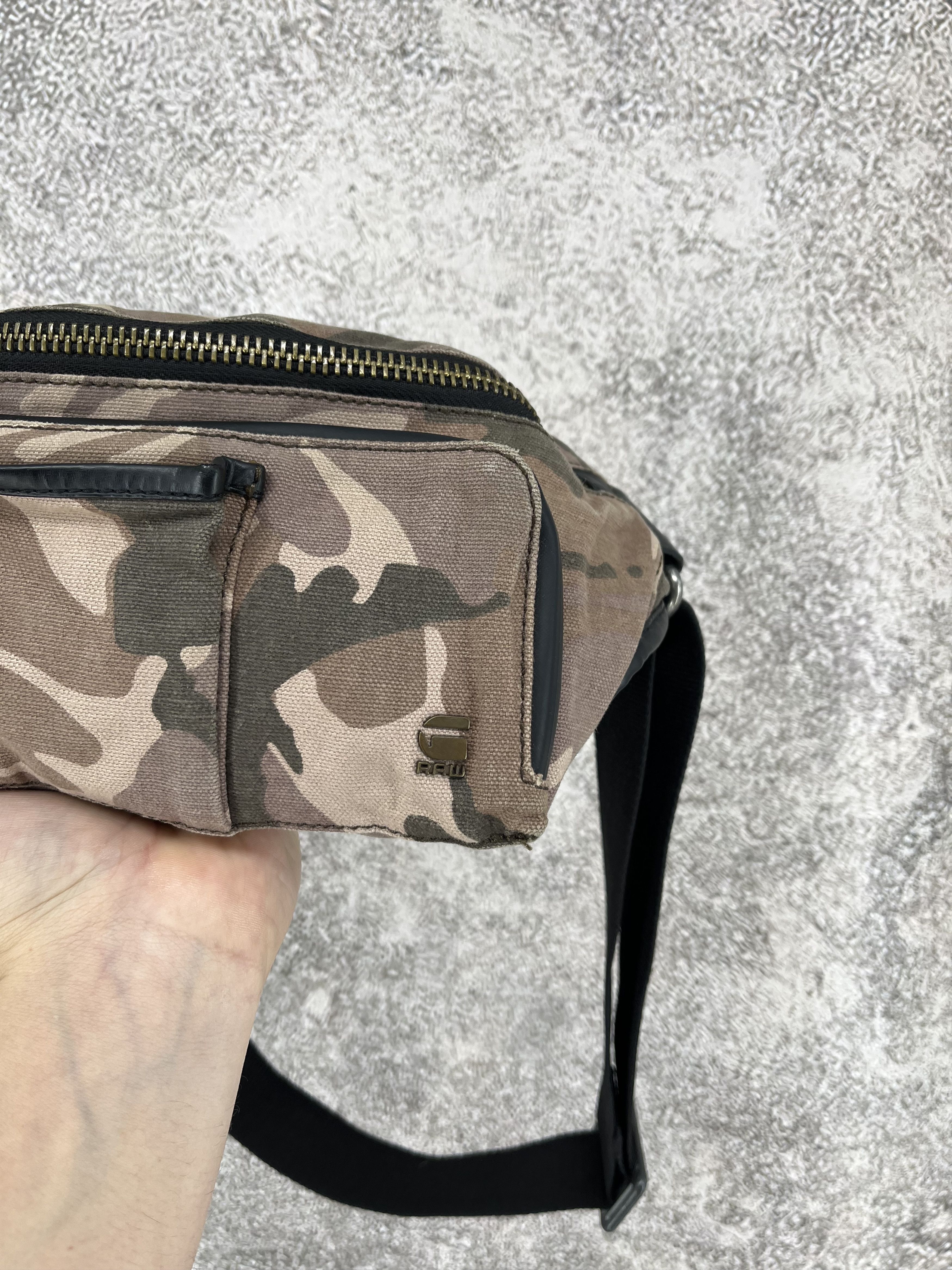 G-Star NWT G-Star Raw Stalt Dast Waistbag Taupe/Light Moss Camo Size ONE SIZE - 2 Thumbnail