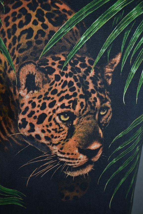 Vintage × WWF Vintage 90s World Wildlife Fund WWF Leopard shirt Size US M / EU 48-50 / 2 - 8 Thumbnail