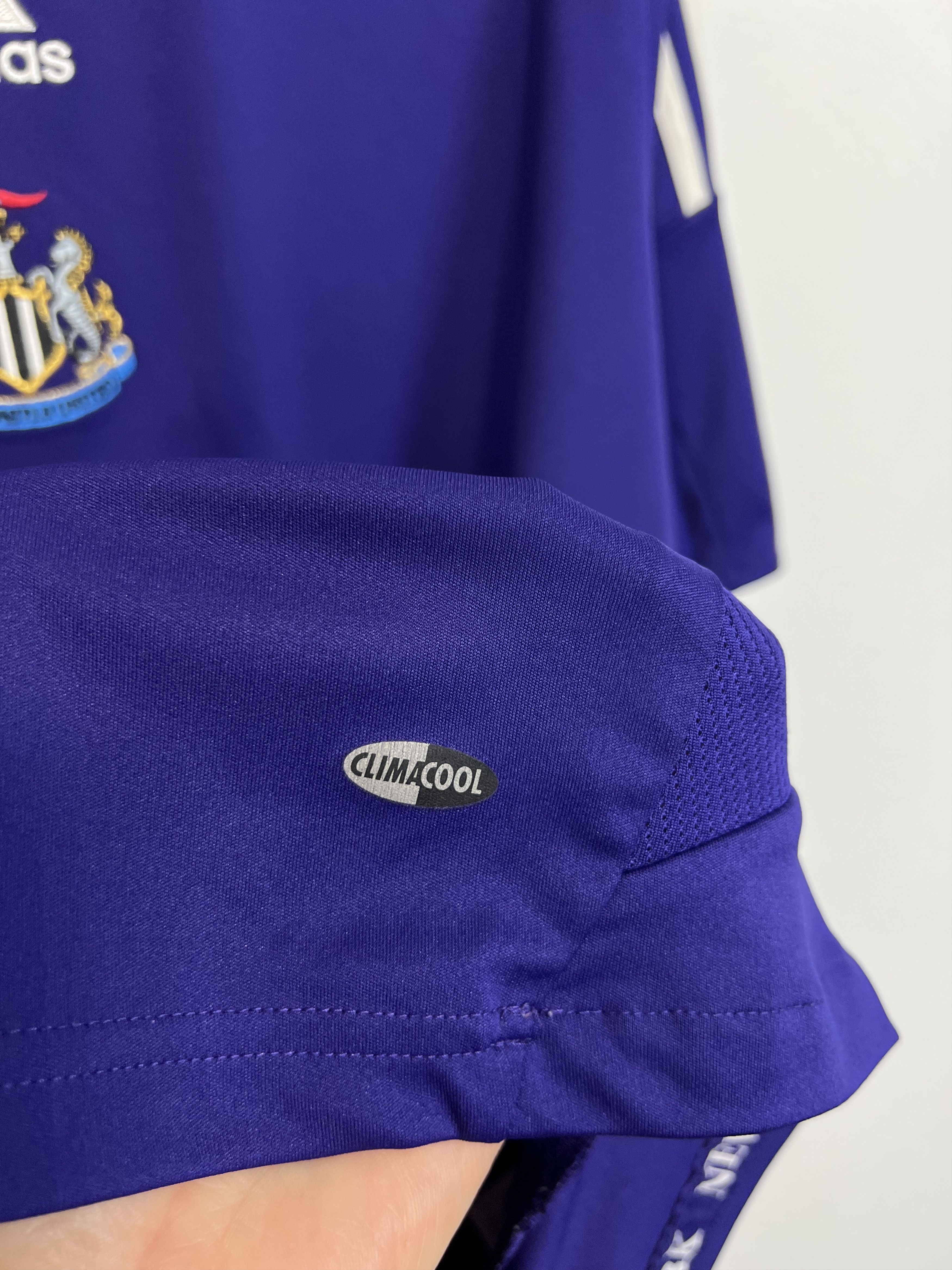 Adidas Newcastle Away football shirt 2008 Soccer Jersey Trikot Size US XXL / EU 58 / 5 - 4 Thumbnail