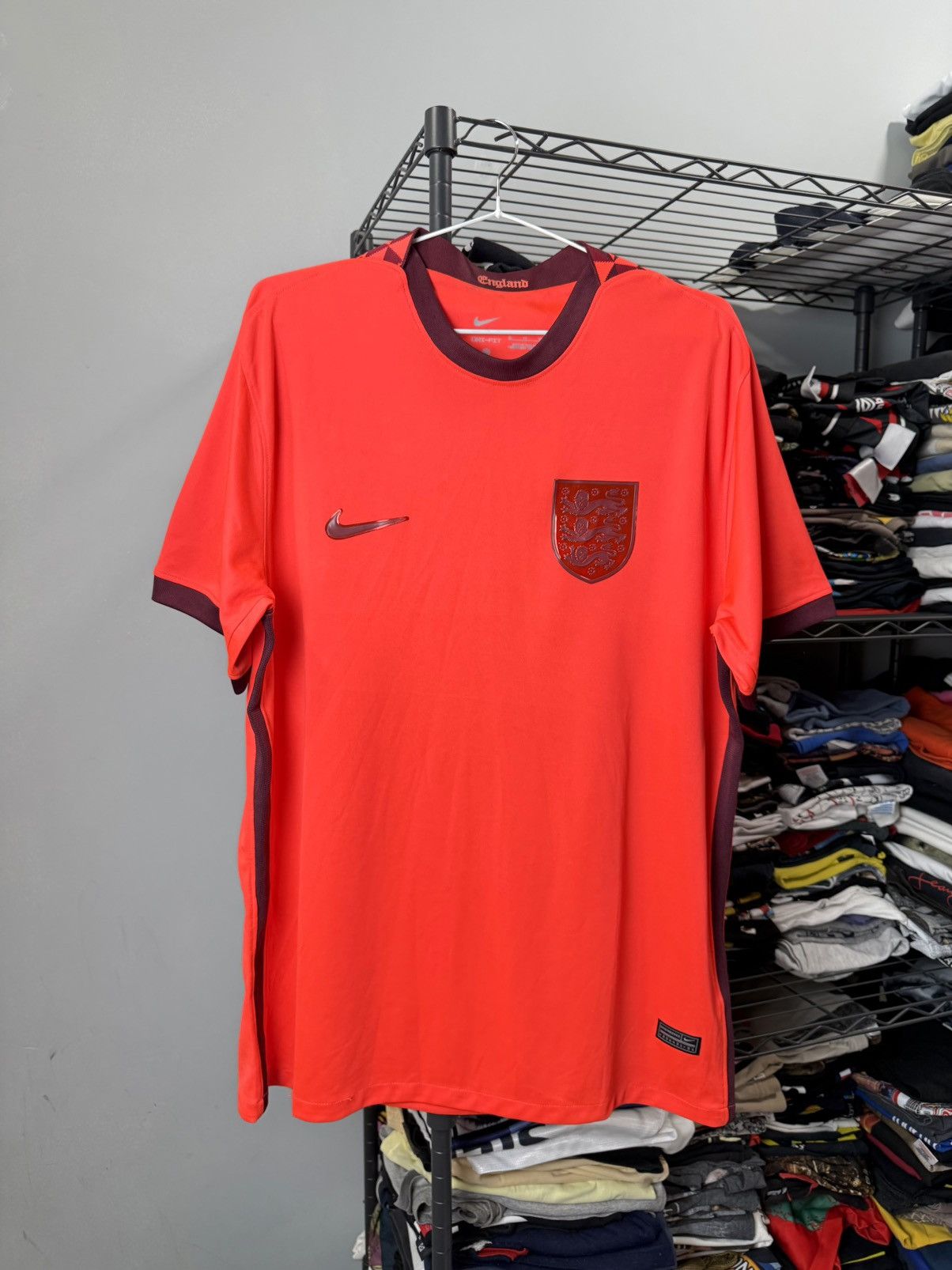 Nike Nike England Football Soccer Jersey T Shirt Size US XL / EU 56 / 4 - 1 Thumbnail