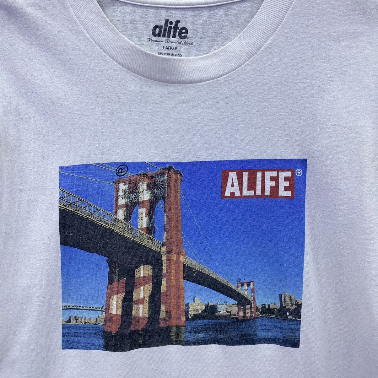 Alife × Vintage Alife Golden Gate Bridge White Tshirt Size US L / EU 52-54 / 3 - 2 Thumbnail