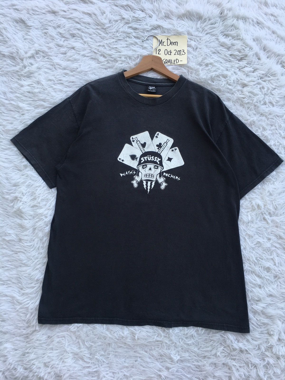 Stussy Rare vintage Stussy Death’s Rockers Tshirt Size US L / EU 52-54 / 3 - 1 Thumbnail