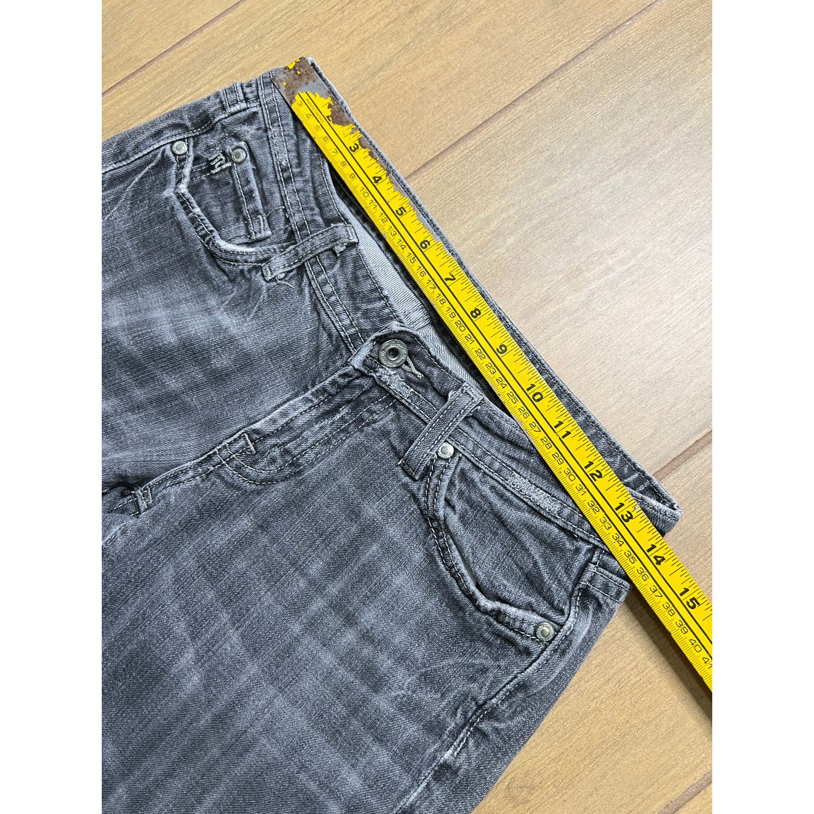Miss Me MISS ME SKINNY GRAY JEANS RHINESTONE SZ 28 Y2K LOW RISE Size 28" / US 6 / IT 42 - 10 Thumbnail