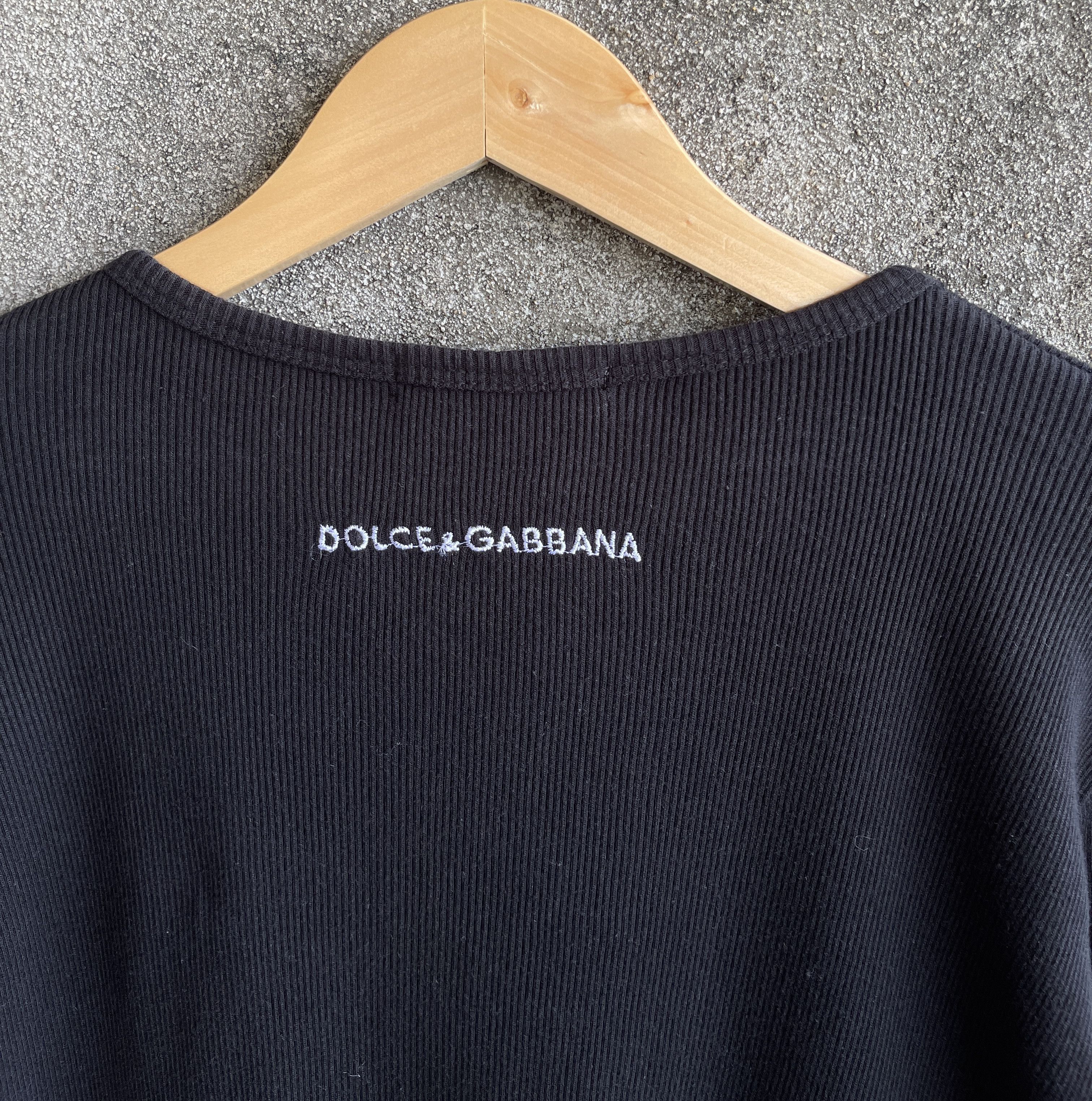 Dolce & Gabbana Vintage🔥Dolce&Gabbana🔥Embroidery Black Long Sleeve Size US L / EU 52-54 / 3 - 11 Thumbnail