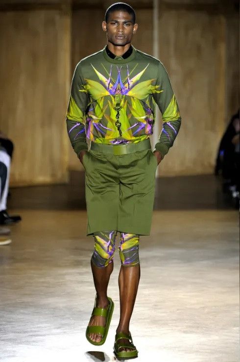 Givenchy GIVENCHY 12SS Birds of Paradise Leggings Green Size 27" / US 4 / IT 40 - 8 Thumbnail