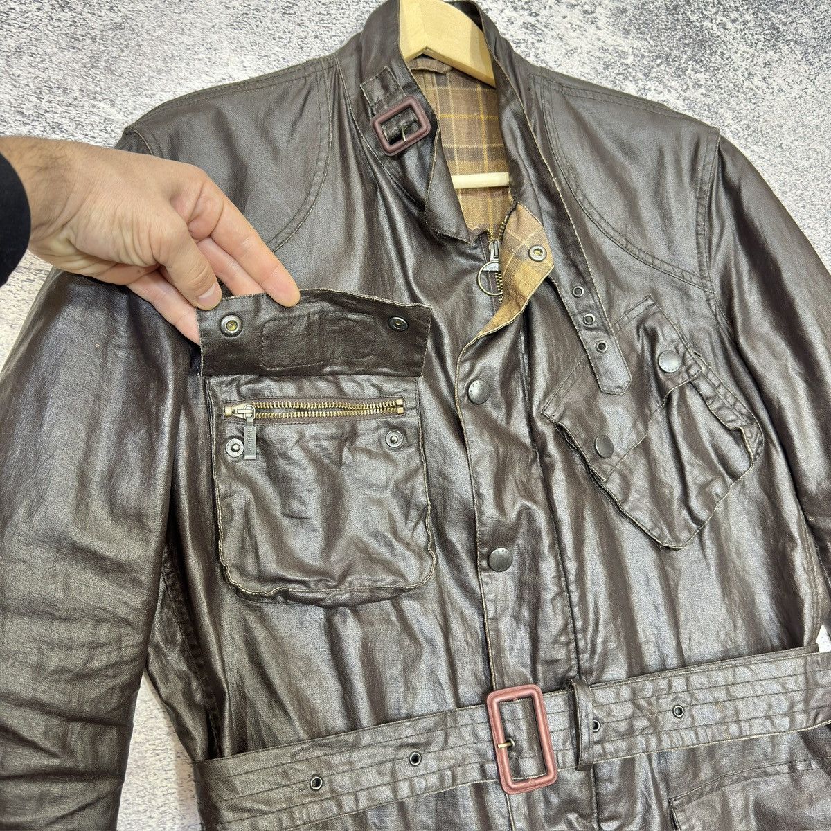 Barbour Barbour International Neander Brown M size Size US M / EU 48-50 / 2 - 7 Thumbnail