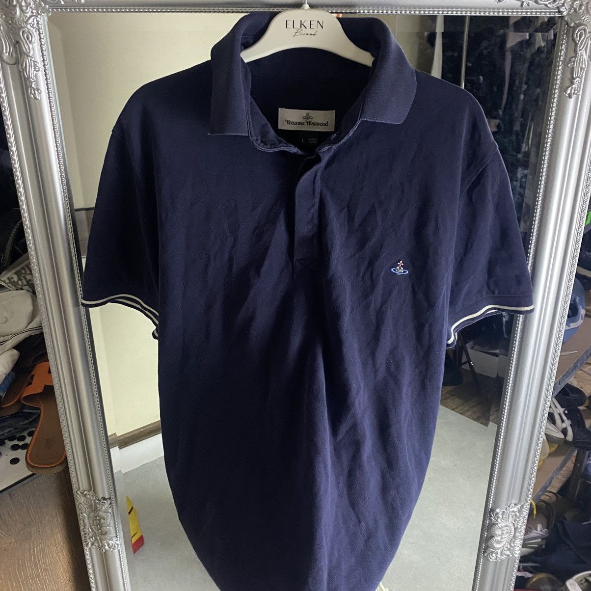 Vivienne Westwood Vivienne Westwood Polo T-Shirt Rare Retro Hype Y2K Size US L / EU 52-54 / 3 - 3 Thumbnail