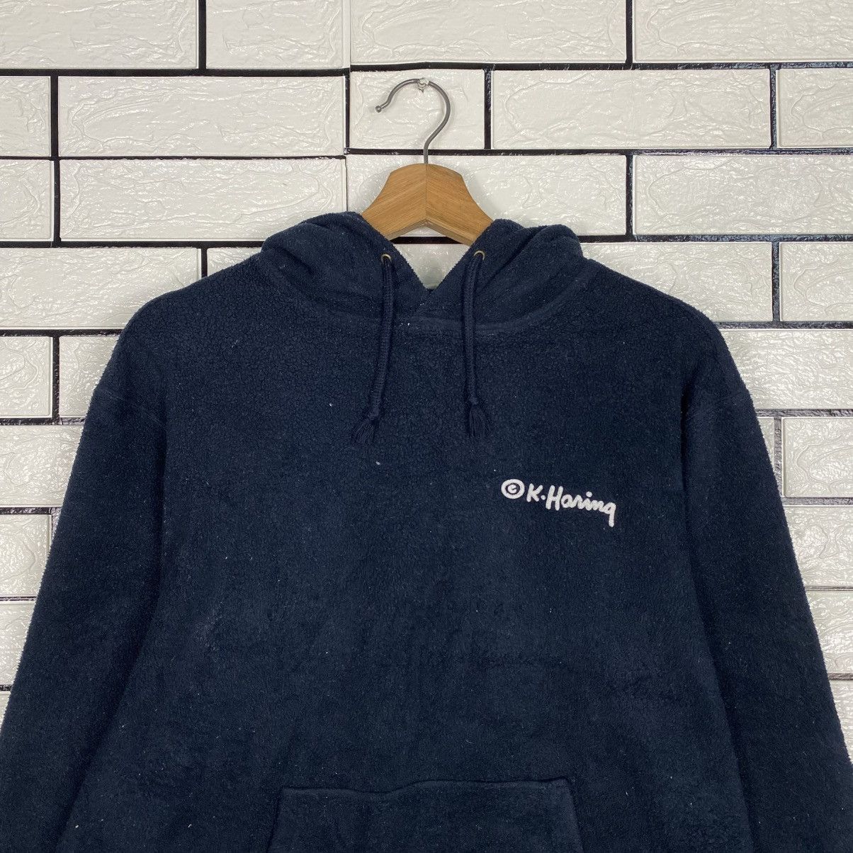 Japanese Brand 📌Pull Over Hoodie Keith Haring Big Logo Size US L / EU 52-54 / 3 - 14 Thumbnail