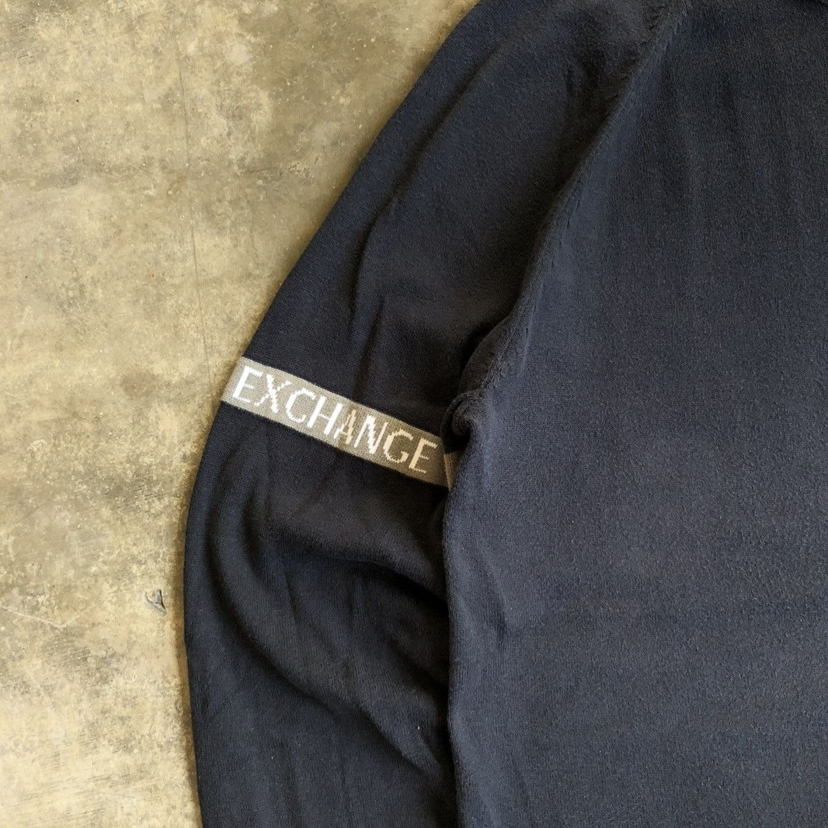 Armani Exchange Armani Exchange Logo Slevee Taped Ziphoodie Black Luxury Size US L / EU 52-54 / 3 - 8 Thumbnail