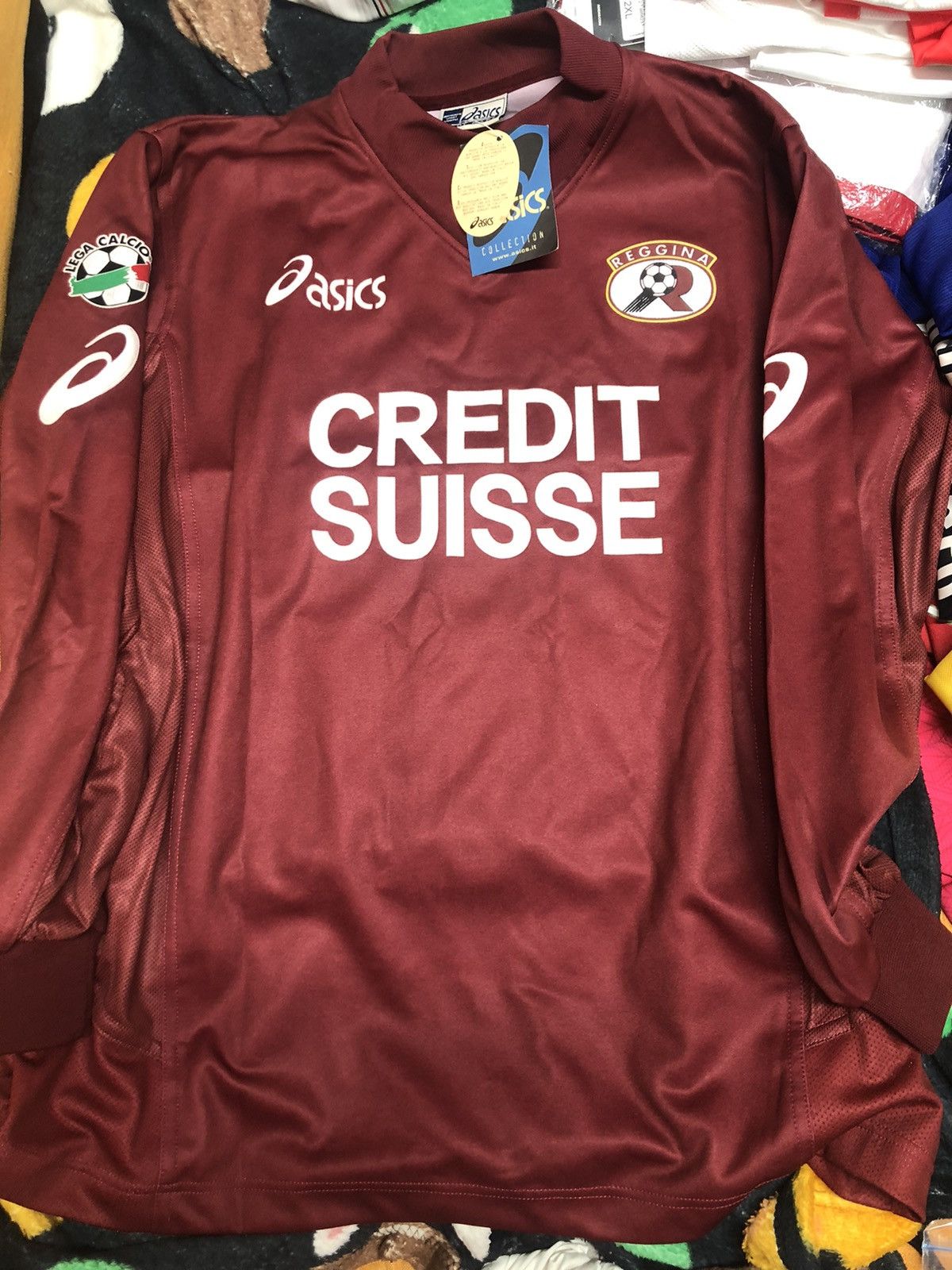 Reggina 03/04 Longsleeves home shirt #10 Nakamura (Bnwt)