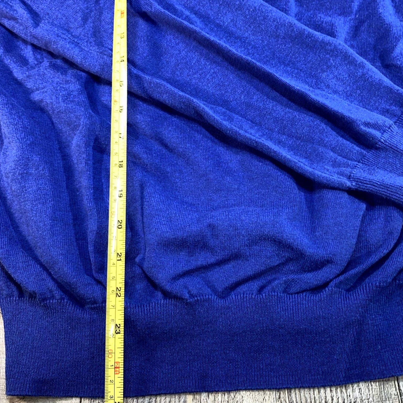 Tommy Hilfiger Tommy Hilfiger Men V-Neck Sweater Pullover Blue L Size US L / EU 52-54 / 3 - 4 Thumbnail