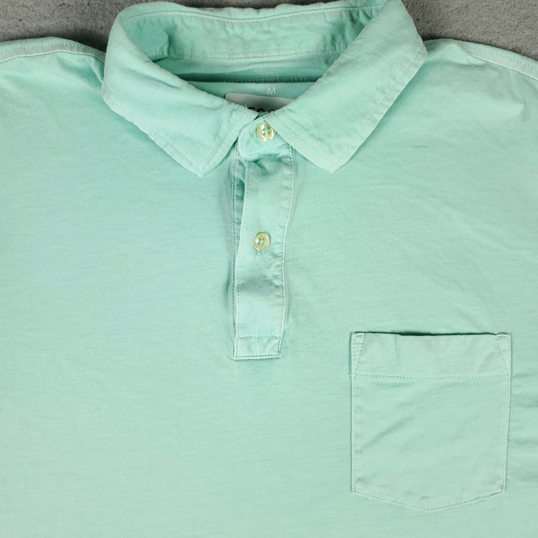 Vineyard Vines Vineyard Vines Polo Shirt Mens Medium Turquoise Cotton Casual Short Sleeve* Size US M / EU 48-50 / 2 - 2 Thumbnail