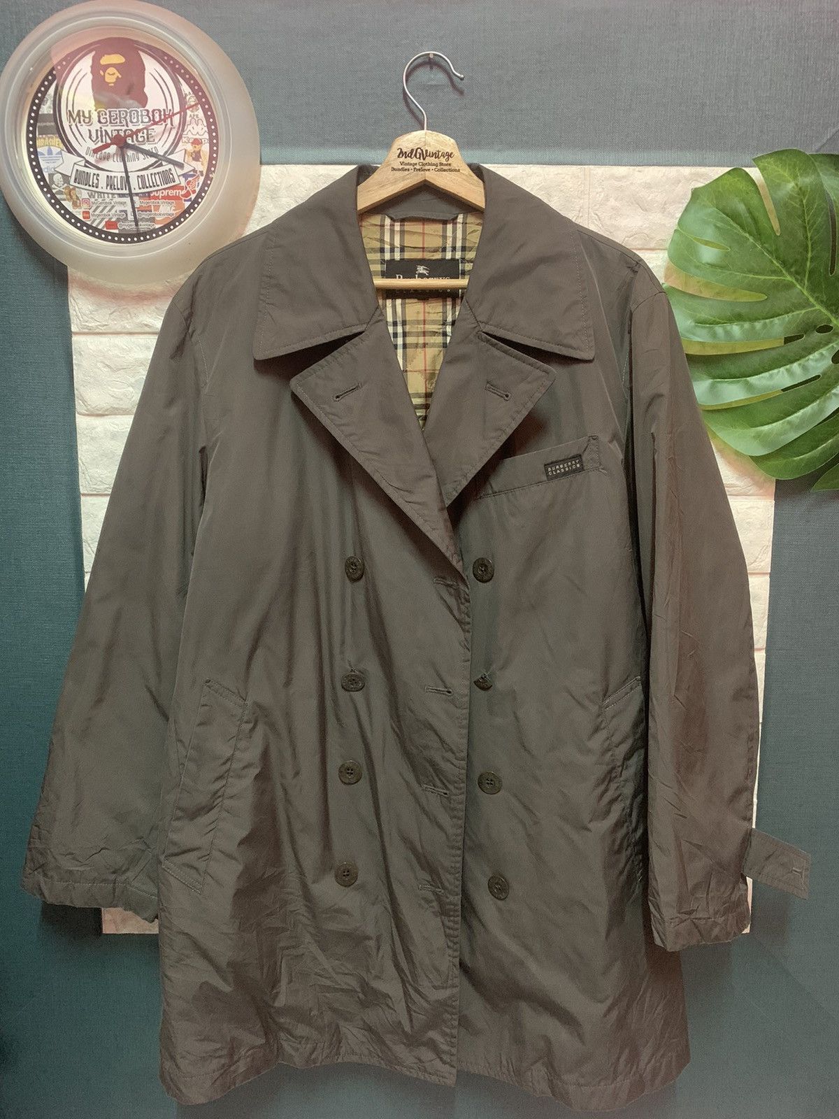 Burberry × Vintage RARE!! Long Jacket BURBERRYSS Size US L / EU 52-54 / 3 - 2 Thumbnail