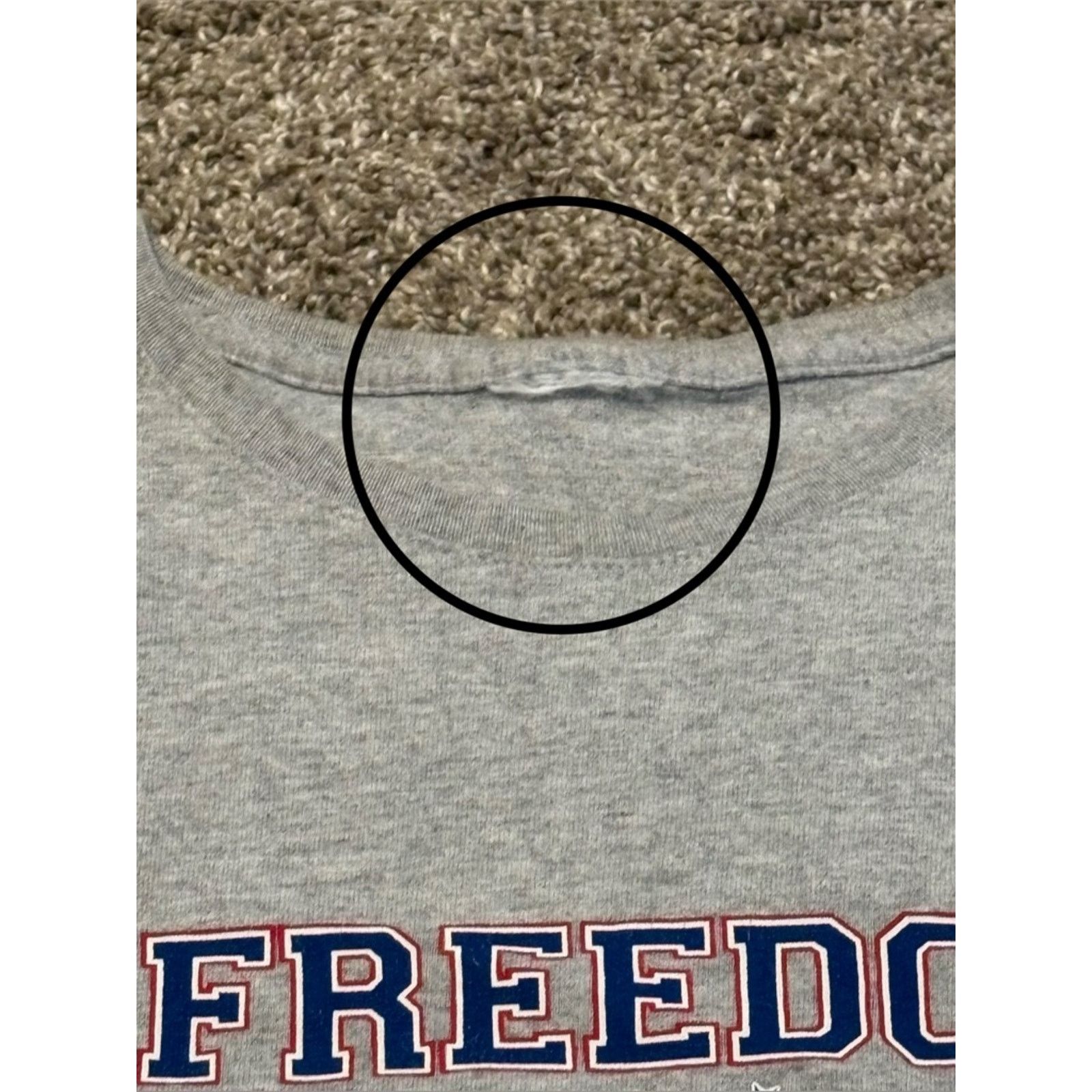 Other (No Brand) Freedom USA Graphic Tee: Best for Size L/XL Size L / US 10 / IT 46 - 4 Thumbnail