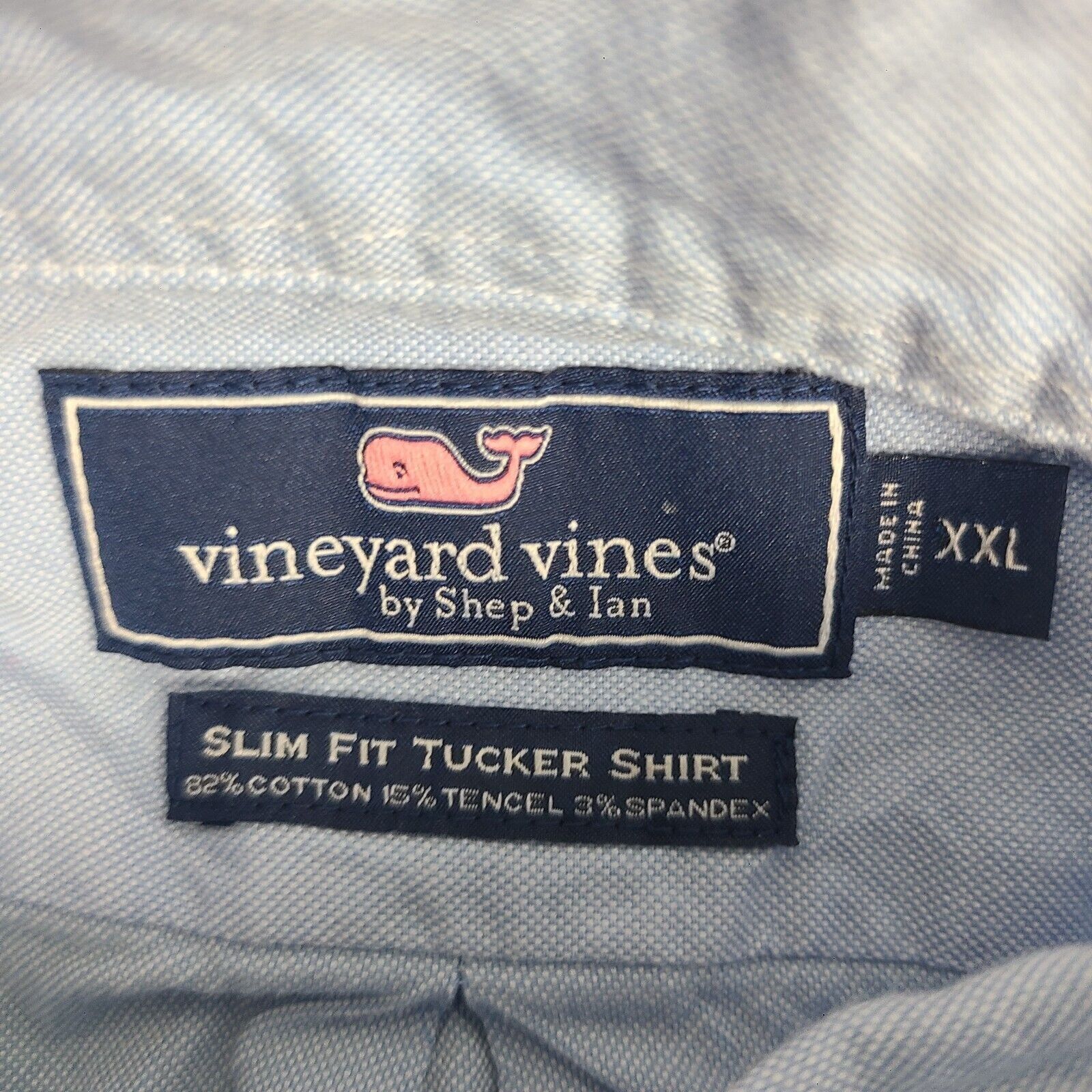 Vineyard Vines Vineyard Vines Slim Fit Ticker Oxford Button Down Shirt Men Size US XXL / EU 58 / 5 - 3 Thumbnail