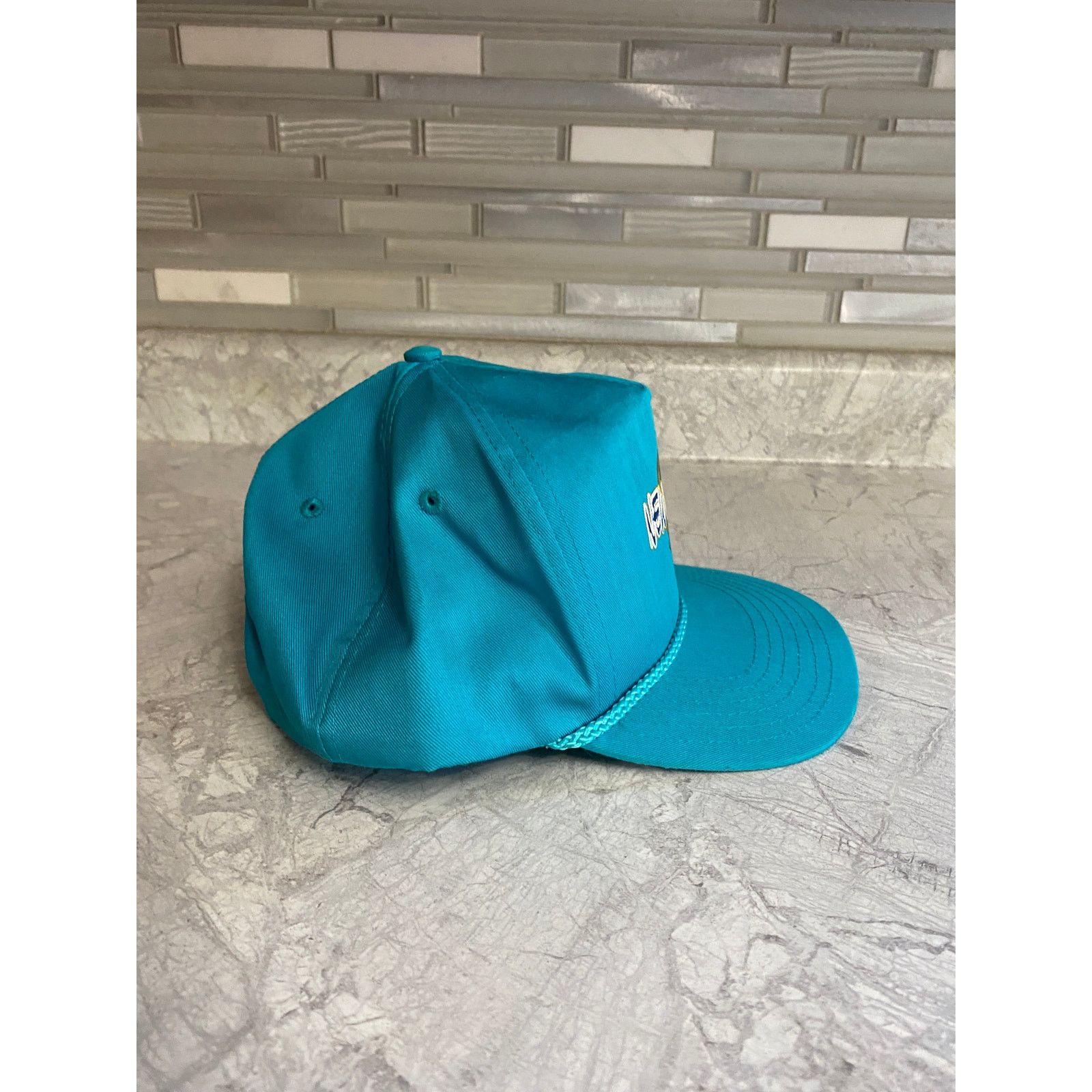 Other Retro New Orleans, Louisiana Teal Snapback Hat Size ONE SIZE - 7 Thumbnail