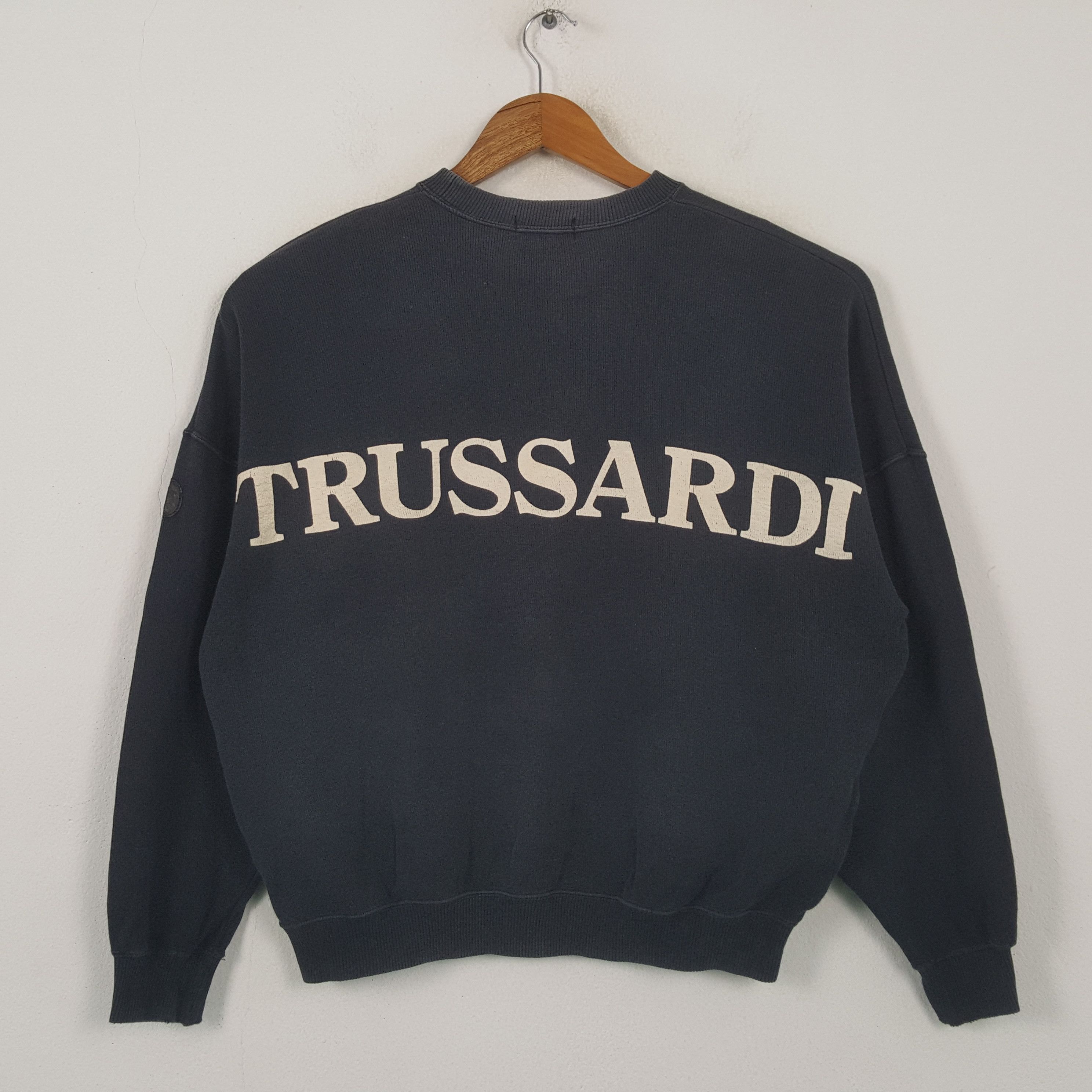 Trussardi Vintage Trussardi Italian Fashion Brand Sweatshirt 33 Size US XL / EU 56 / 4 - 1 Thumbnail
