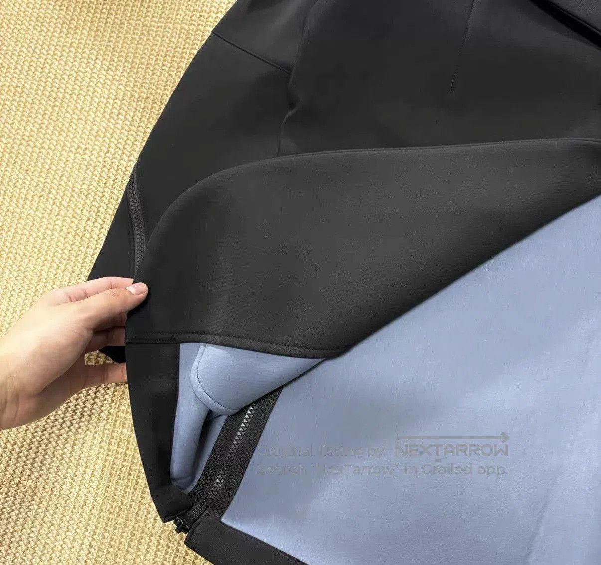 Issey Miyake Black Lightweight Jacket with Collar . Size US M / EU 48-50 / 2 - 4 Thumbnail