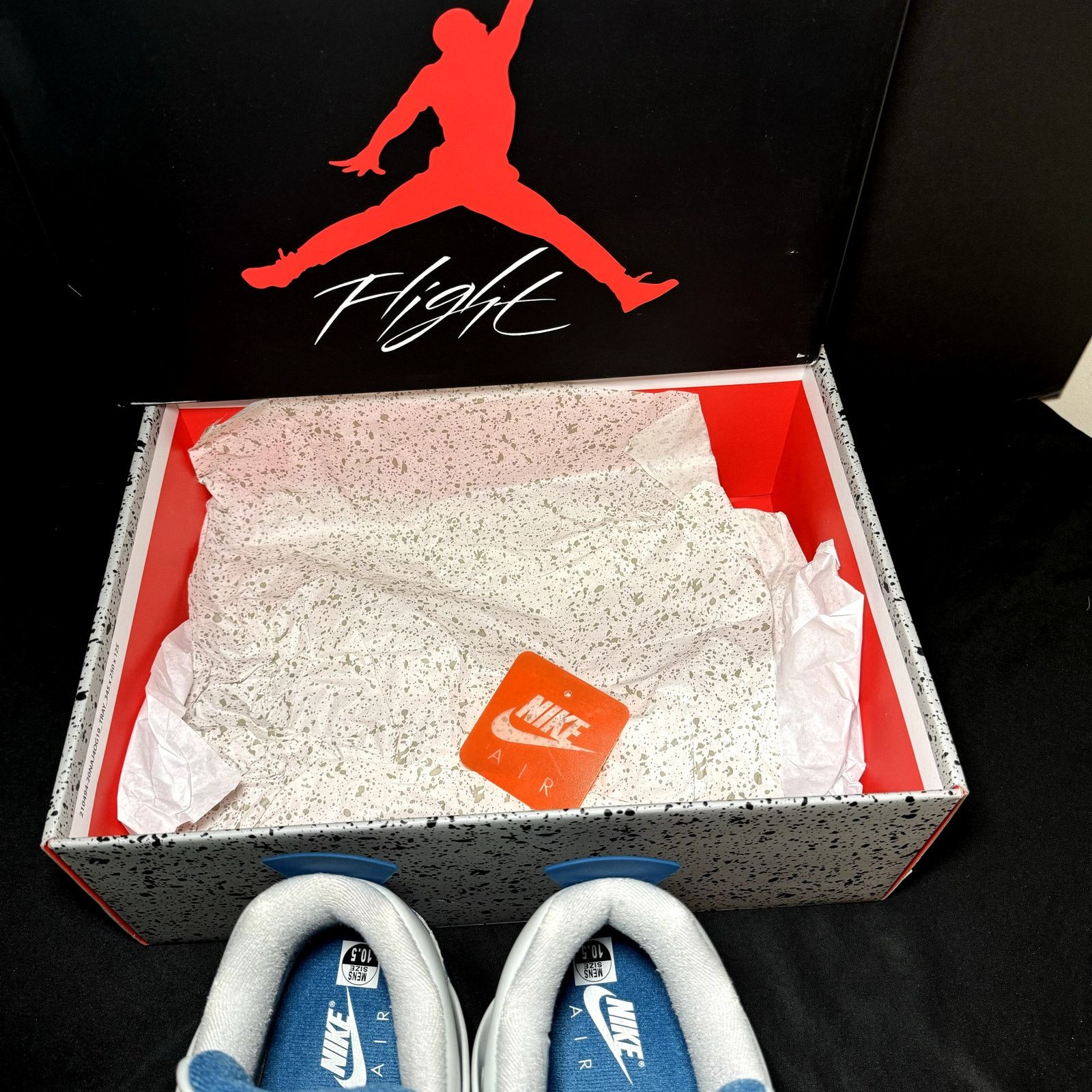 Jordan Brand × Nike Size 10.5 - Nike Air Jordan 4 Retro Military Blue 2024 Size US 10.5 / EU 43-44 - 10 Thumbnail