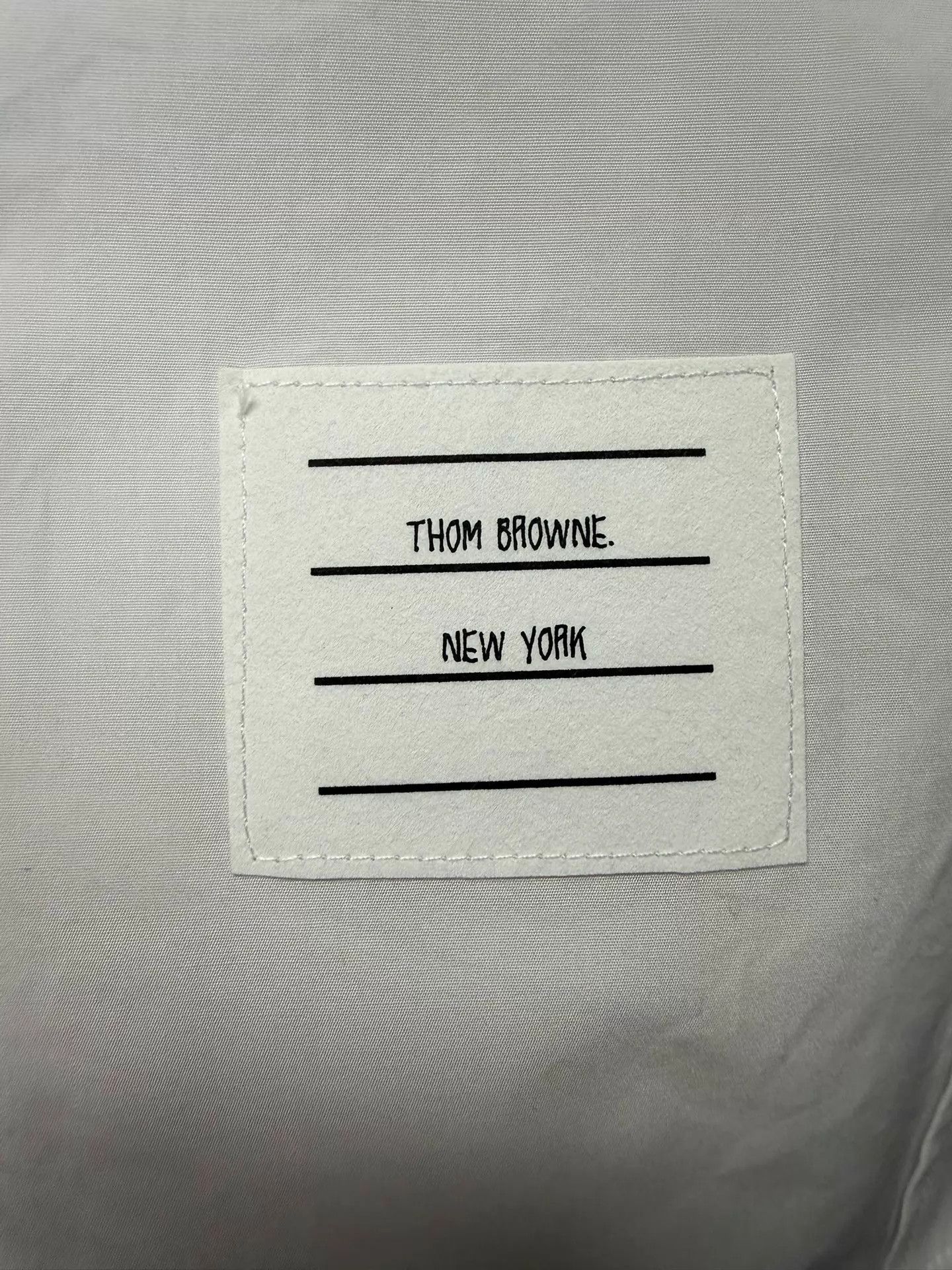 Thom Browne Thom Browne Women's 3-Color Placket White Poplin Shirt Size M / US 6-8 / IT 42-44 - 4 Thumbnail