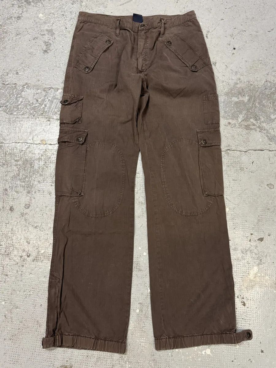 Dolce & Gabbana × Vintage AW2004 Dolce & Gabbana Brown Cargo Multi Pockets Pants Size US 34 / EU 50 - 1 Thumbnail