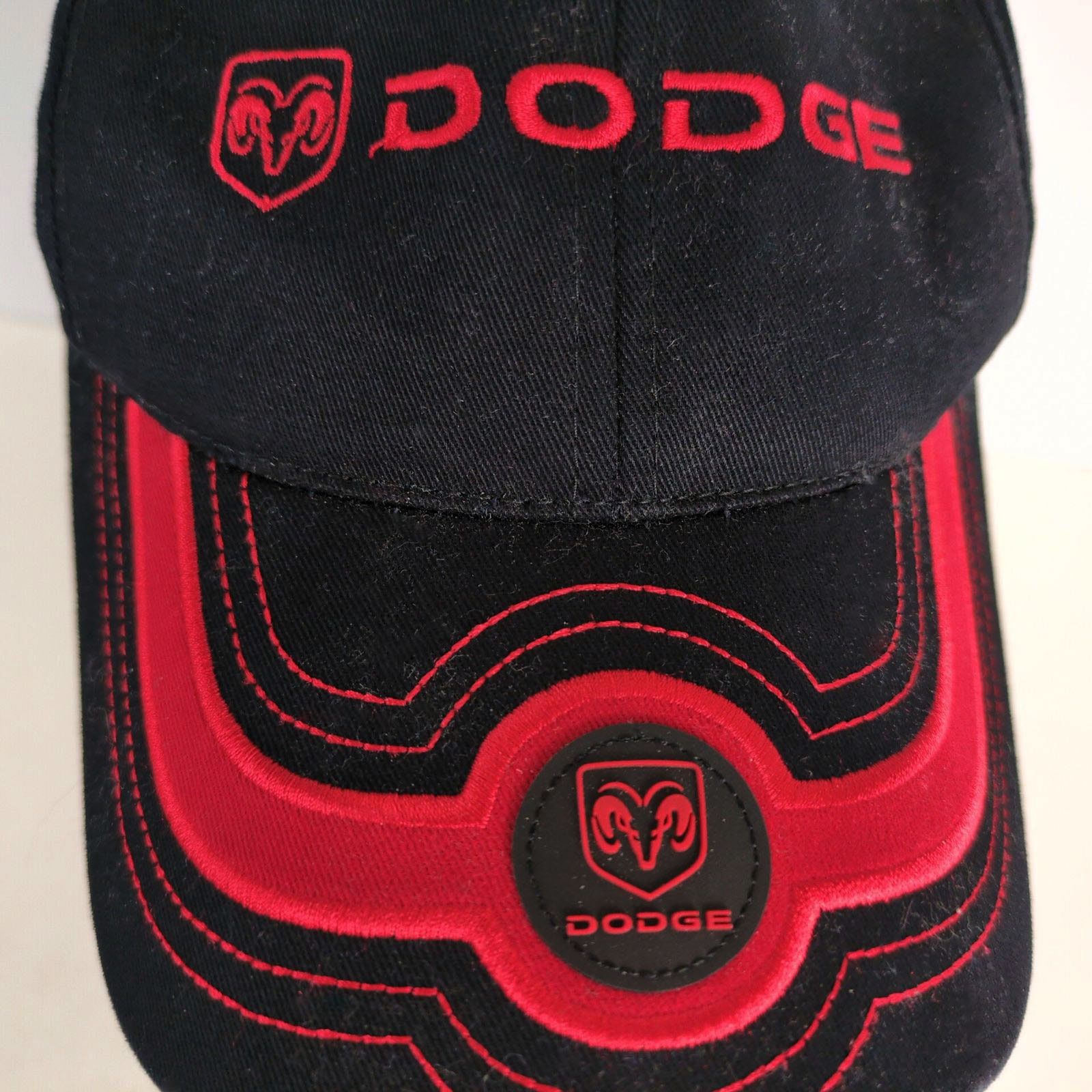 Chrysler 2005 Dodge Ram Black Red Baseball Hat Ball Cap Size ONE SIZE - 4 Thumbnail