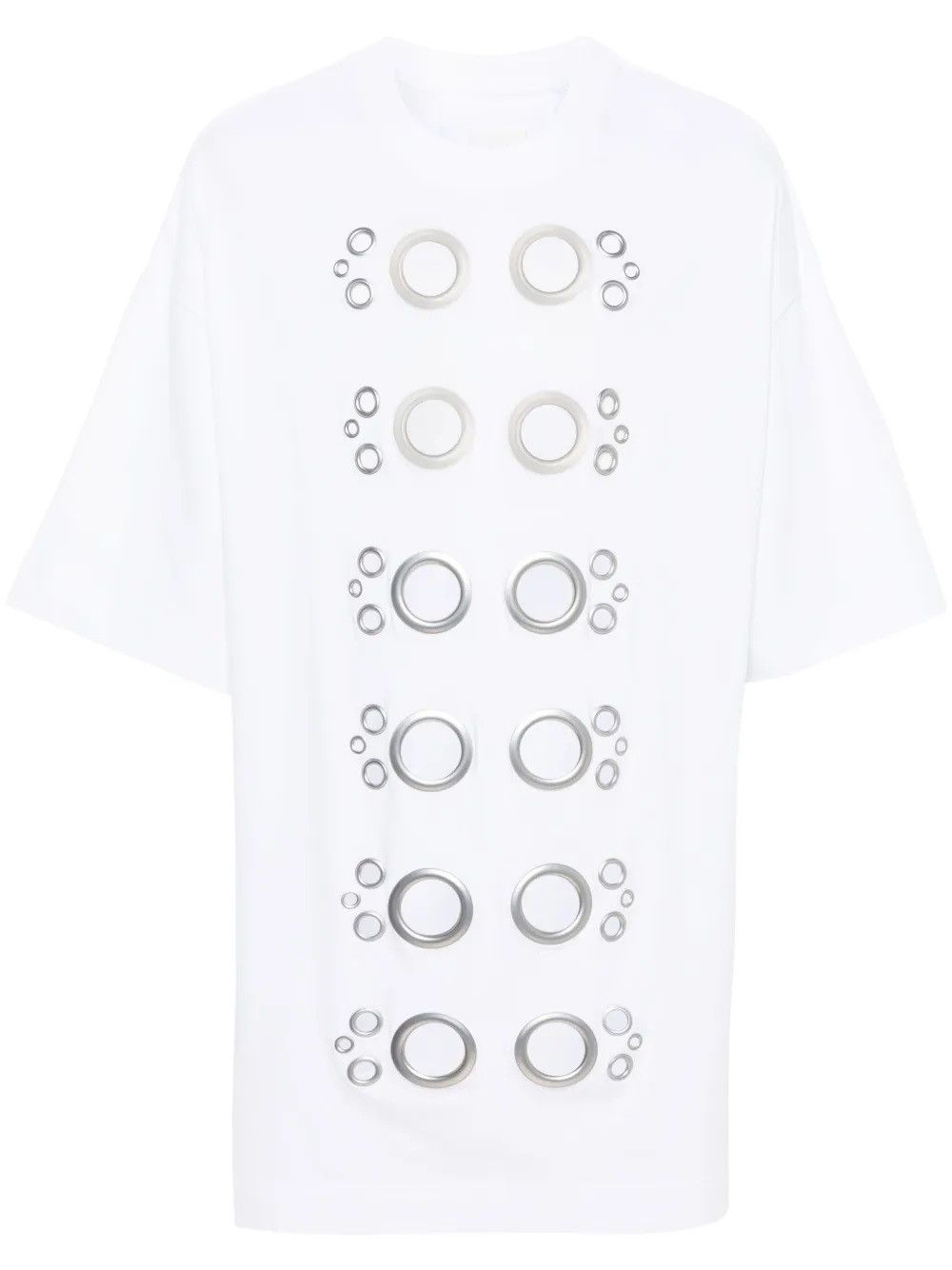 Givenchy Givenchy Eyelet T-Shirt Size US M / EU 48-50 / 2 - 1 Thumbnail