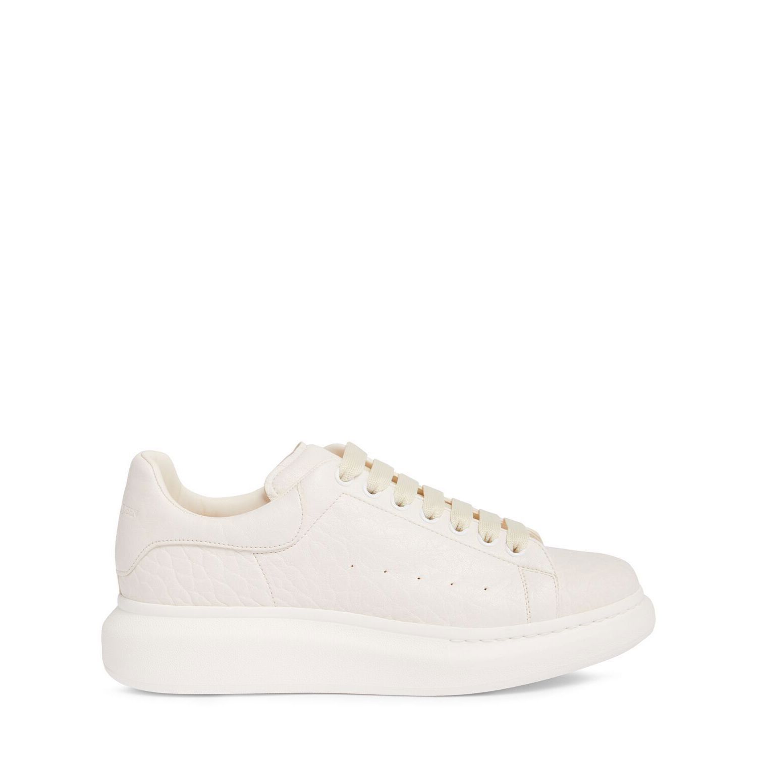 Alexander McQueen ALEXANDER MCQUEEN Oversized Men's Embossed Off White Sneaker Size US 11 / EU 44 - 1 Thumbnail